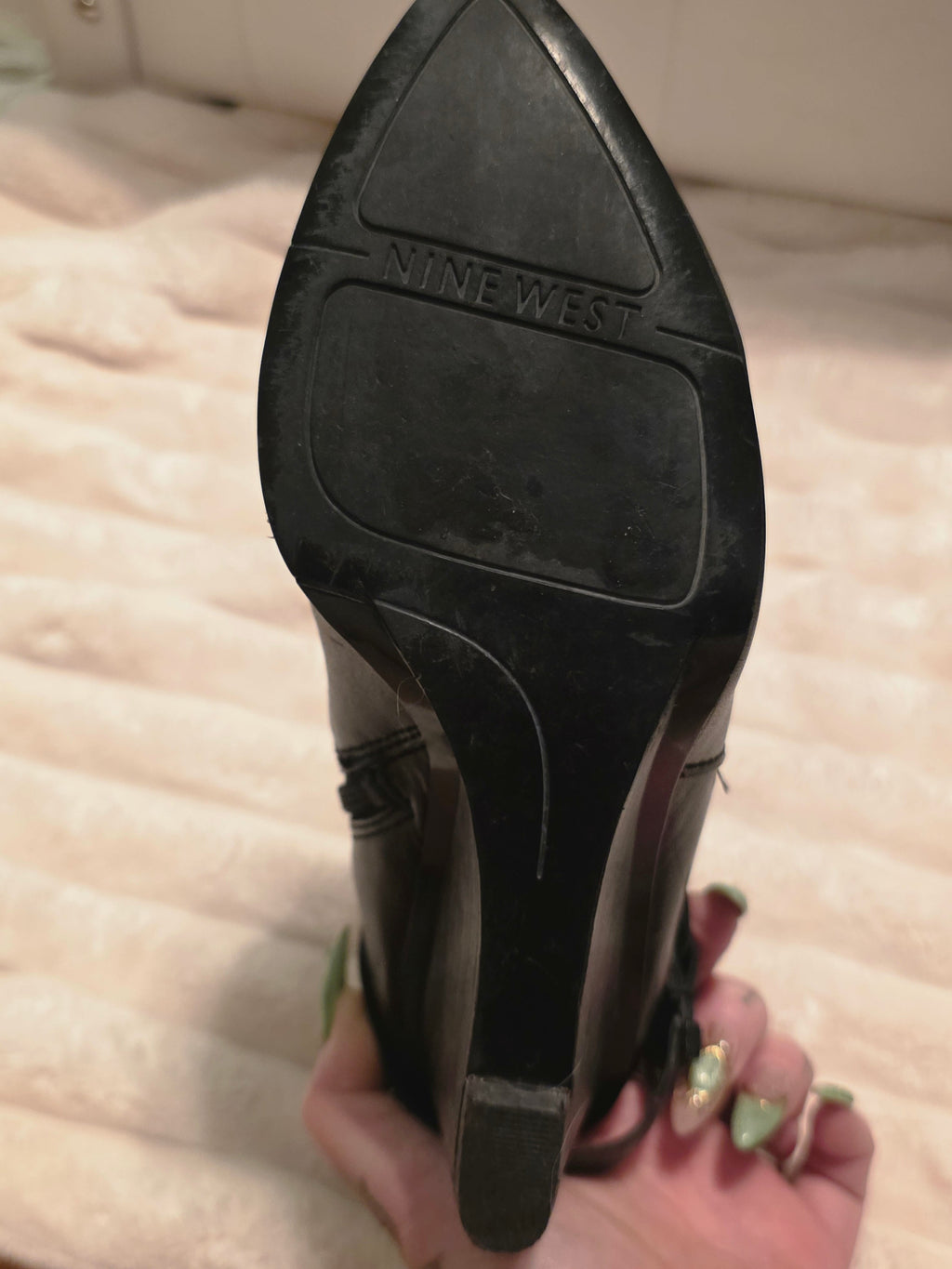 Noir Buckle Ankle Booties by Nine West