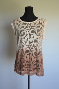Ombré Lace Drift Top — Morning Apple