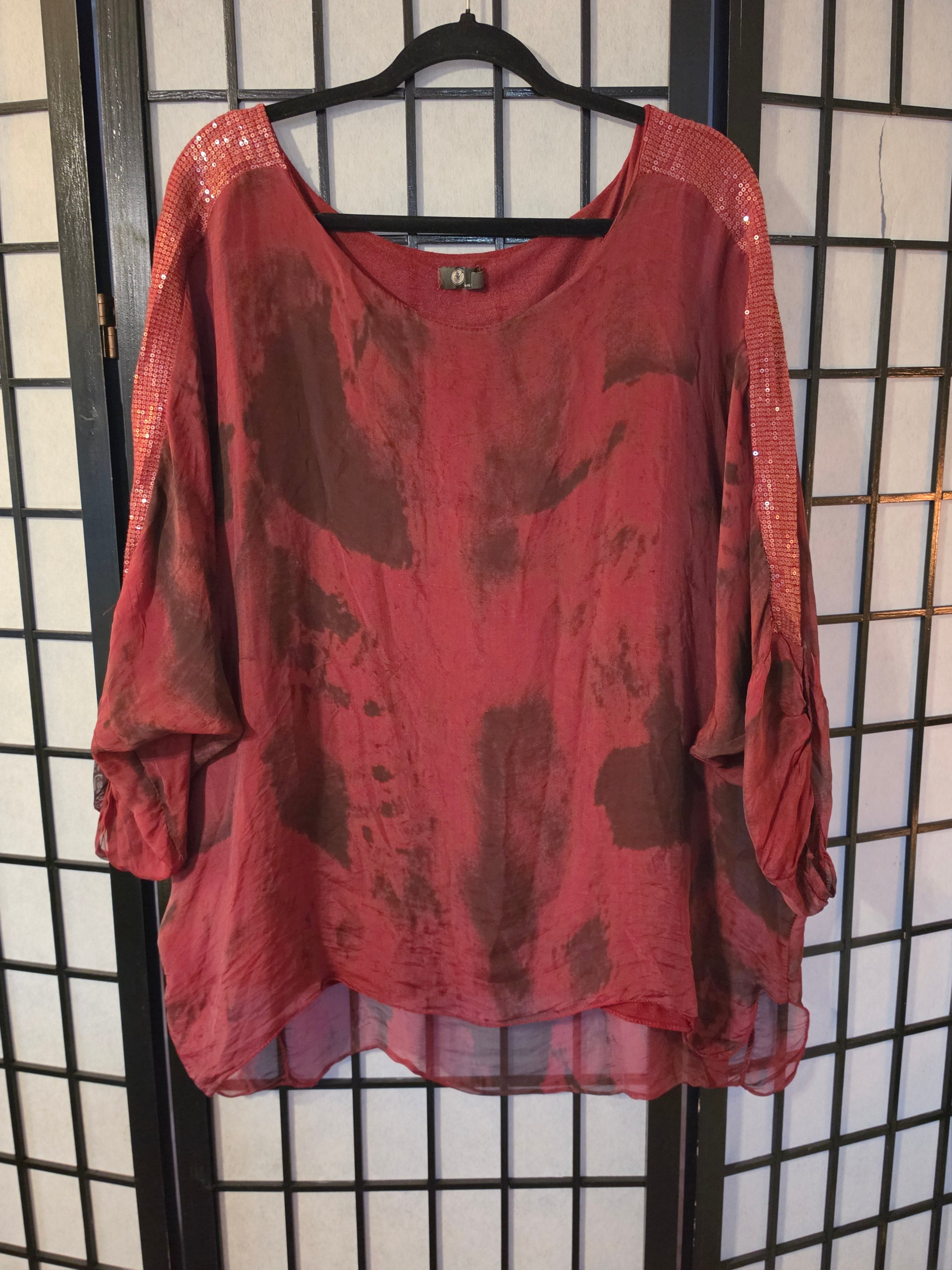 The Crimson Devotion Top