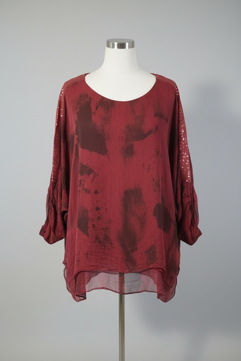 The Crimson Devotion Top