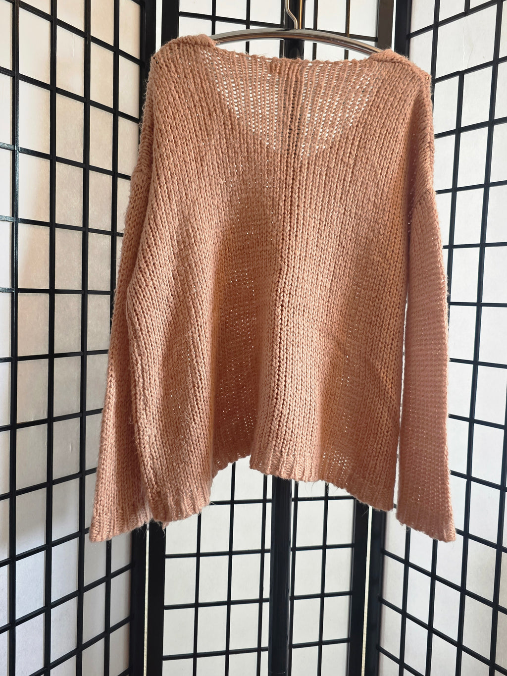 Love Script Knit Sweater