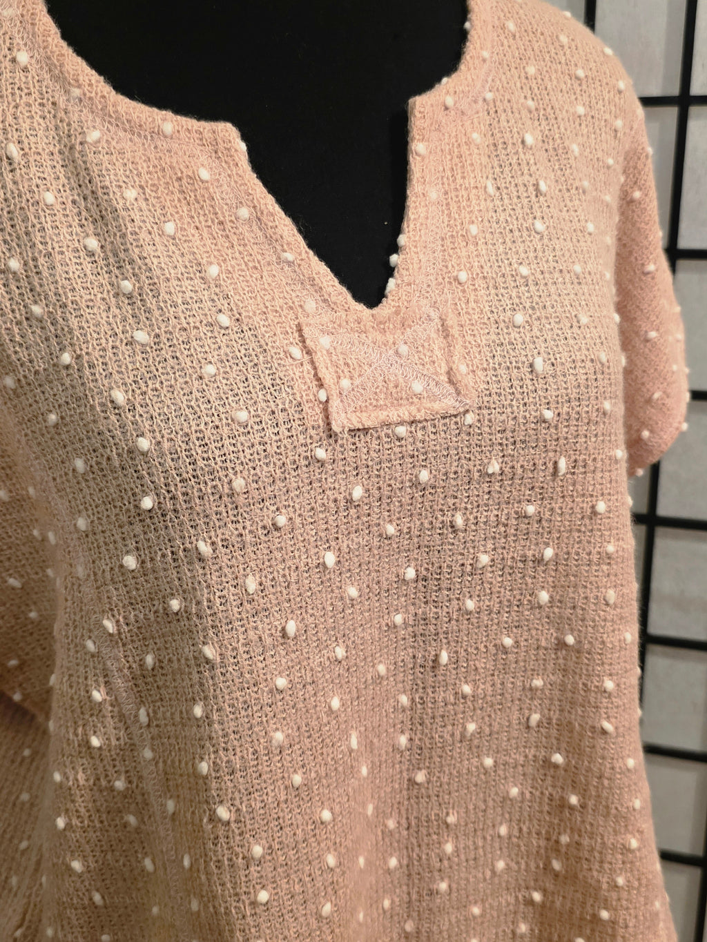 Whispered Blush Pearl-Kissed Knit