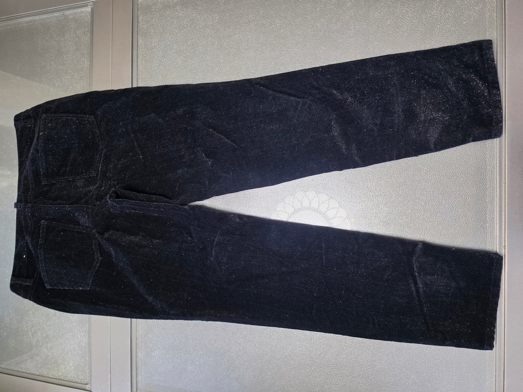 The Starlit Silhouette Pant — Talbots Black Velvet