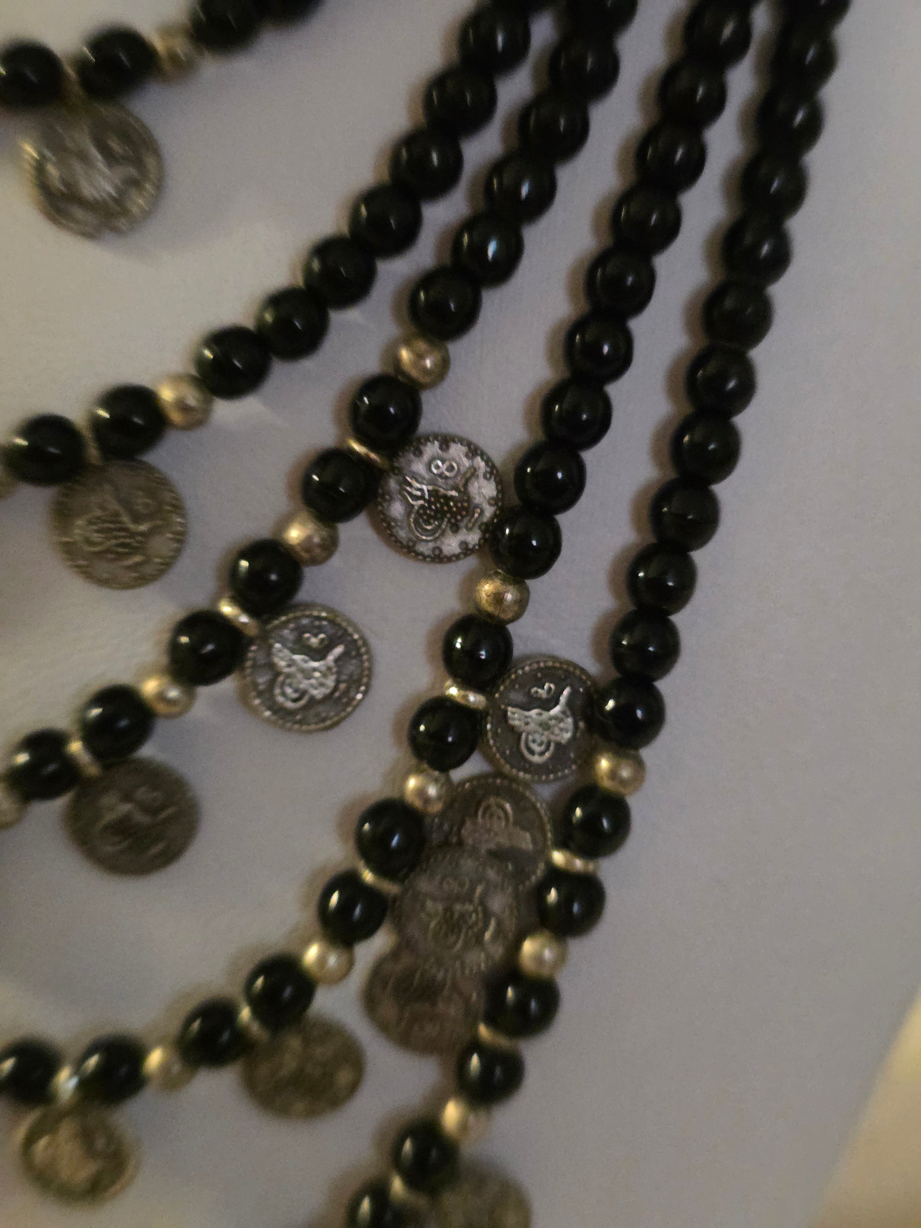 Midnight Reverie Multi-Strand Necklace