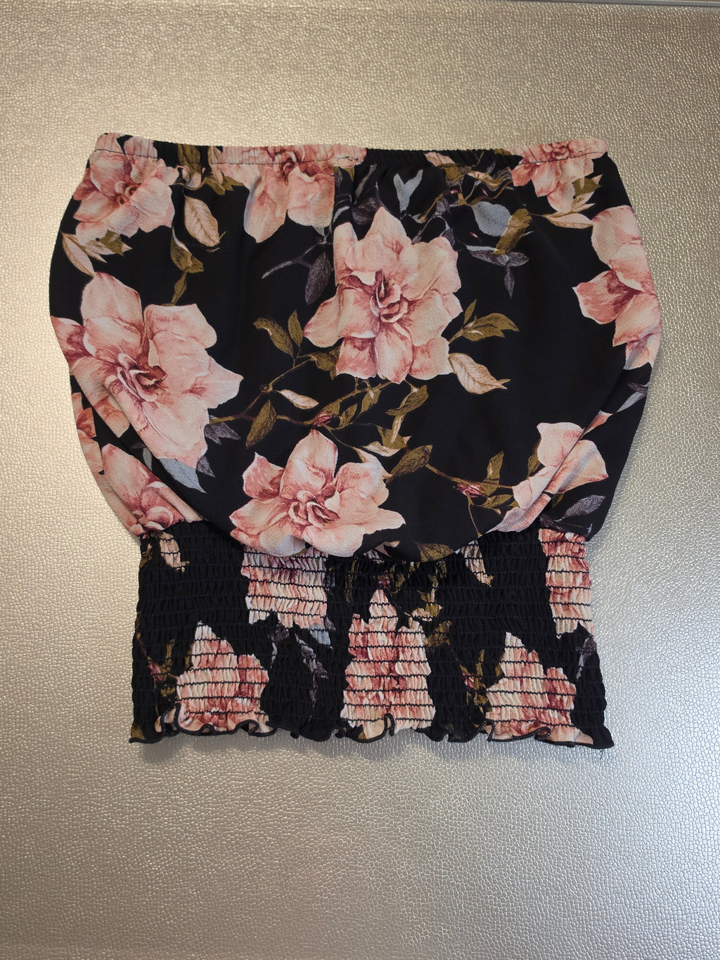 The Midnight Rose Smocked Tube Top