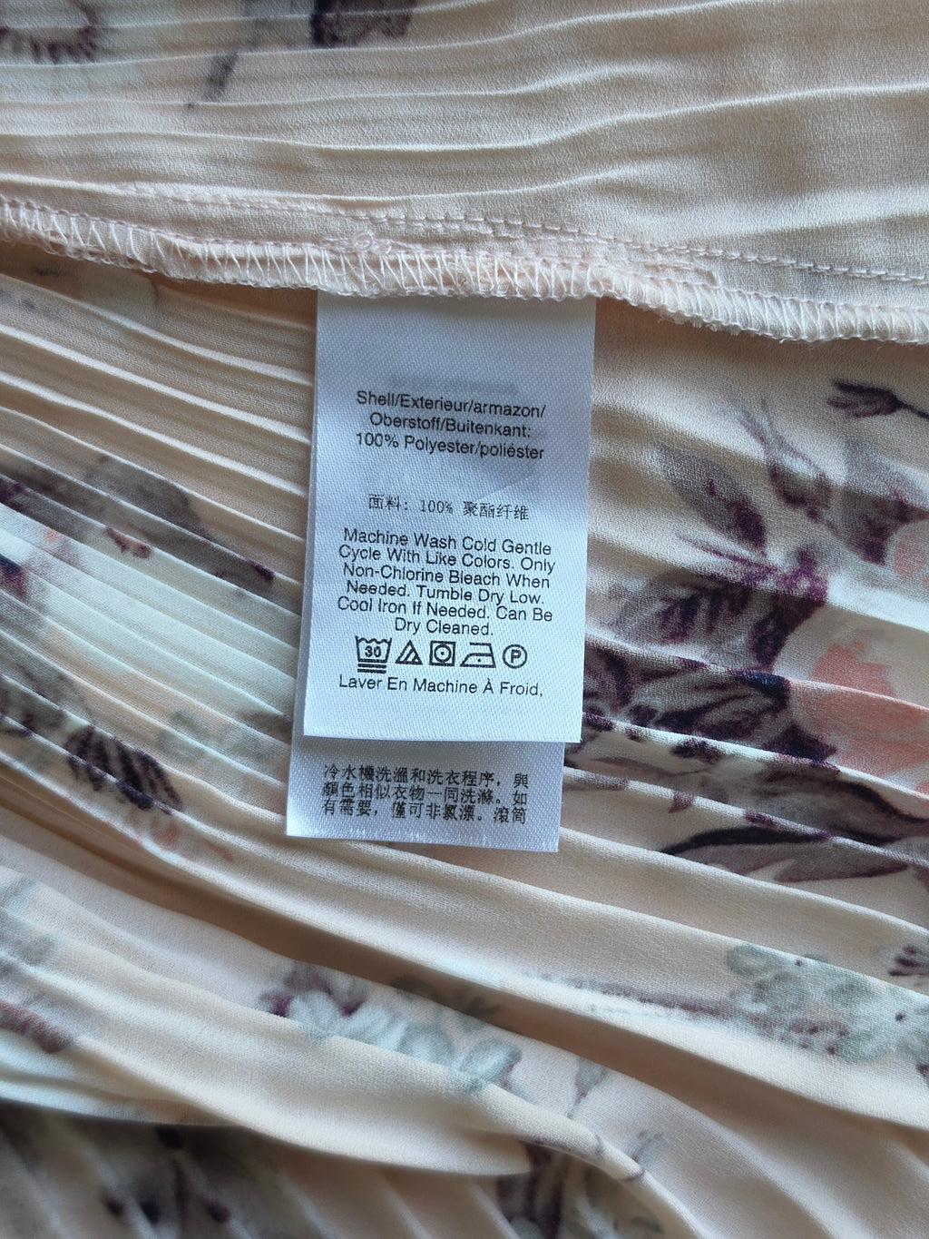 The Pleated Petal Blouse — DKNY