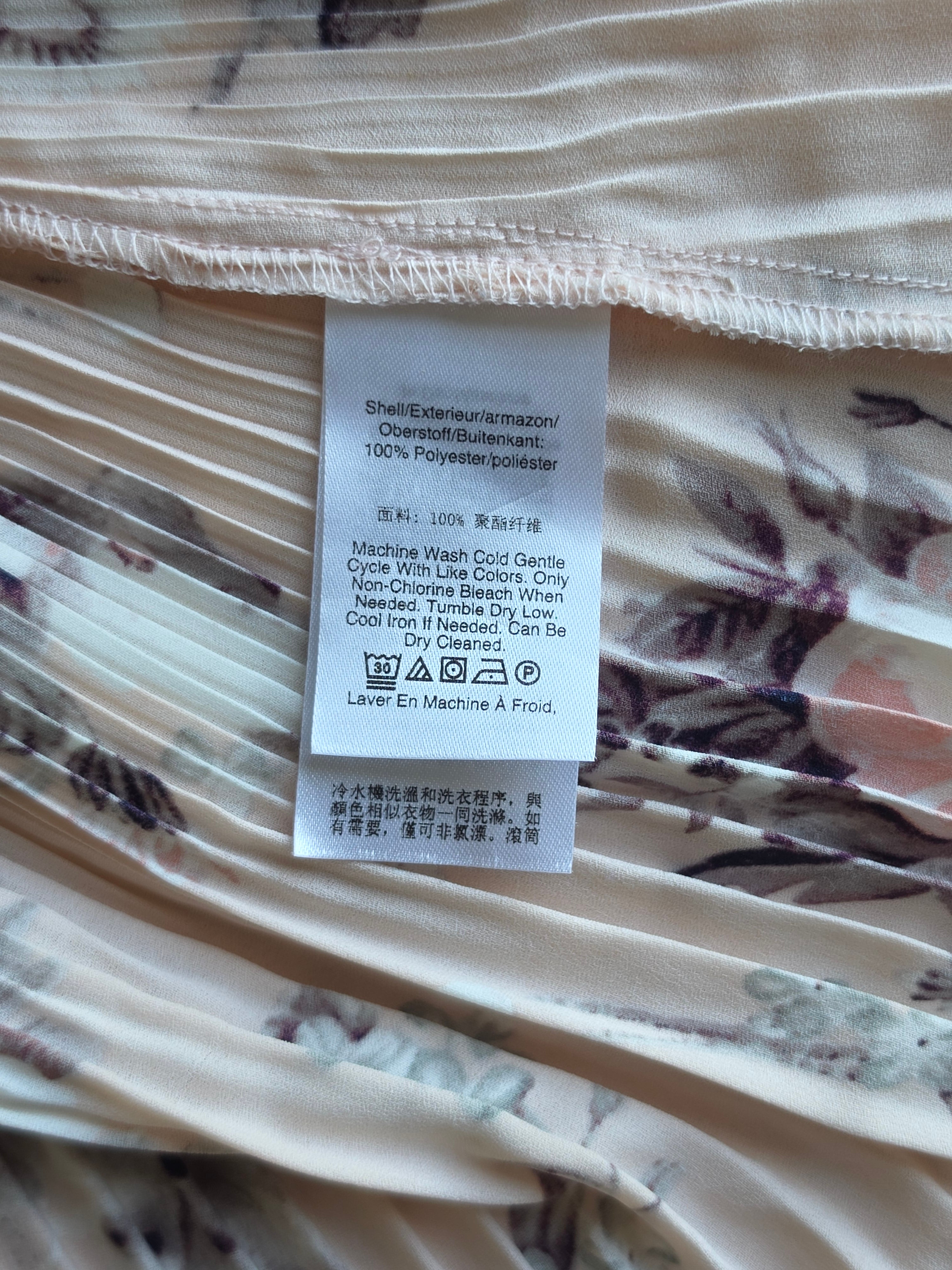 The Pleated Petal Blouse — DKNY