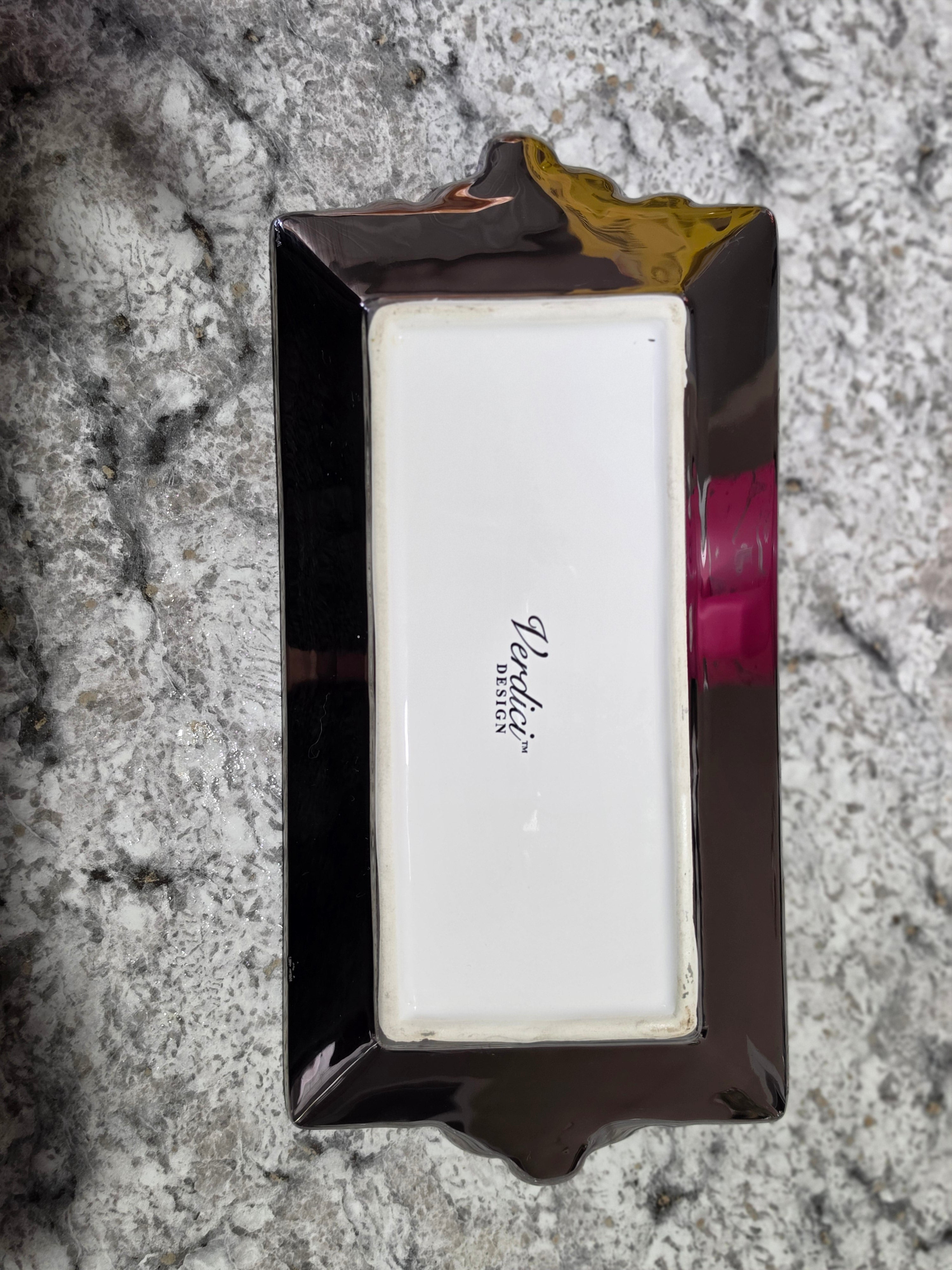 Bloom in Silver — Verdici Design Ceramic Floral Tray