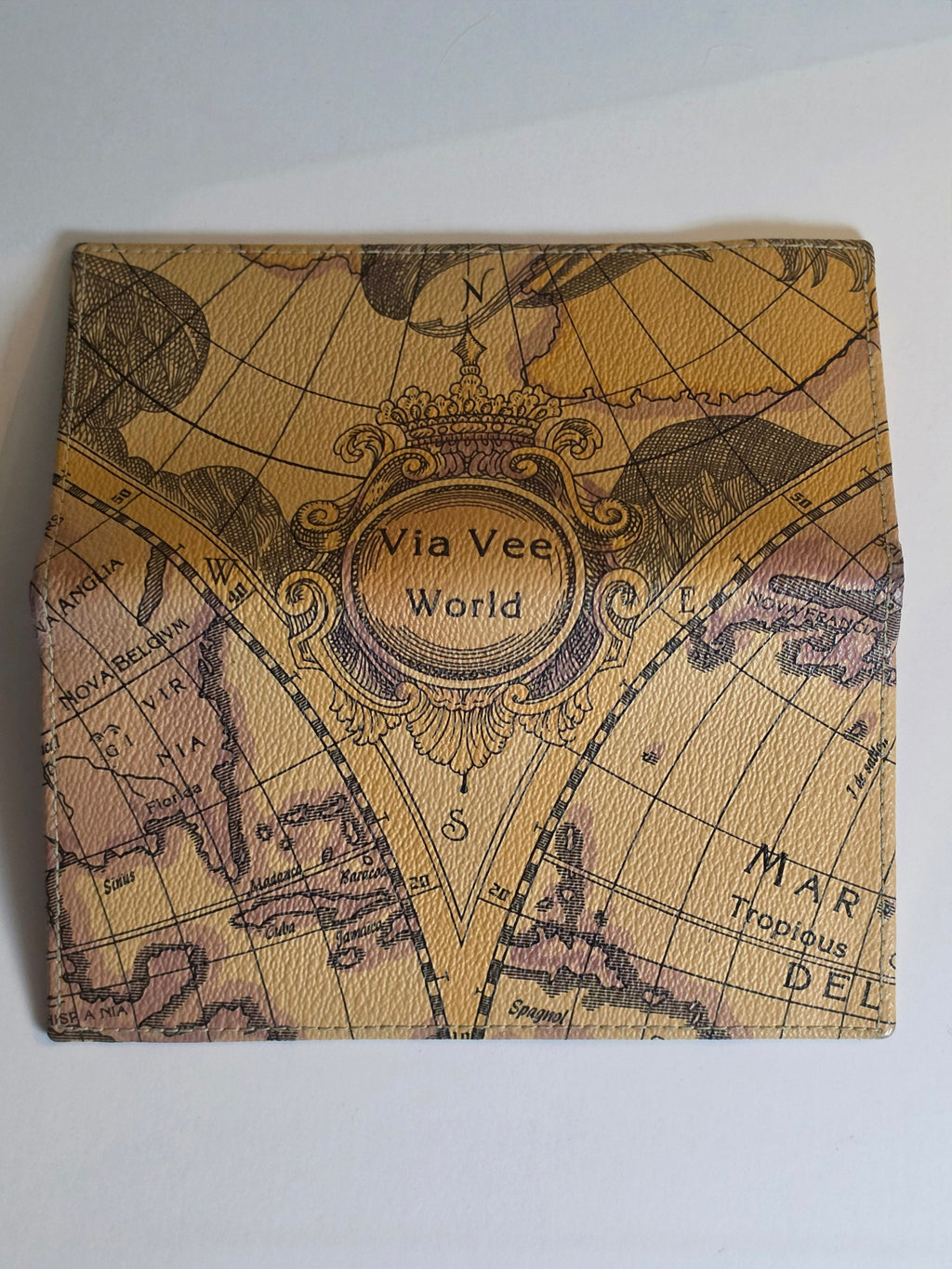 Cartographic Map Print Bifold Wallet