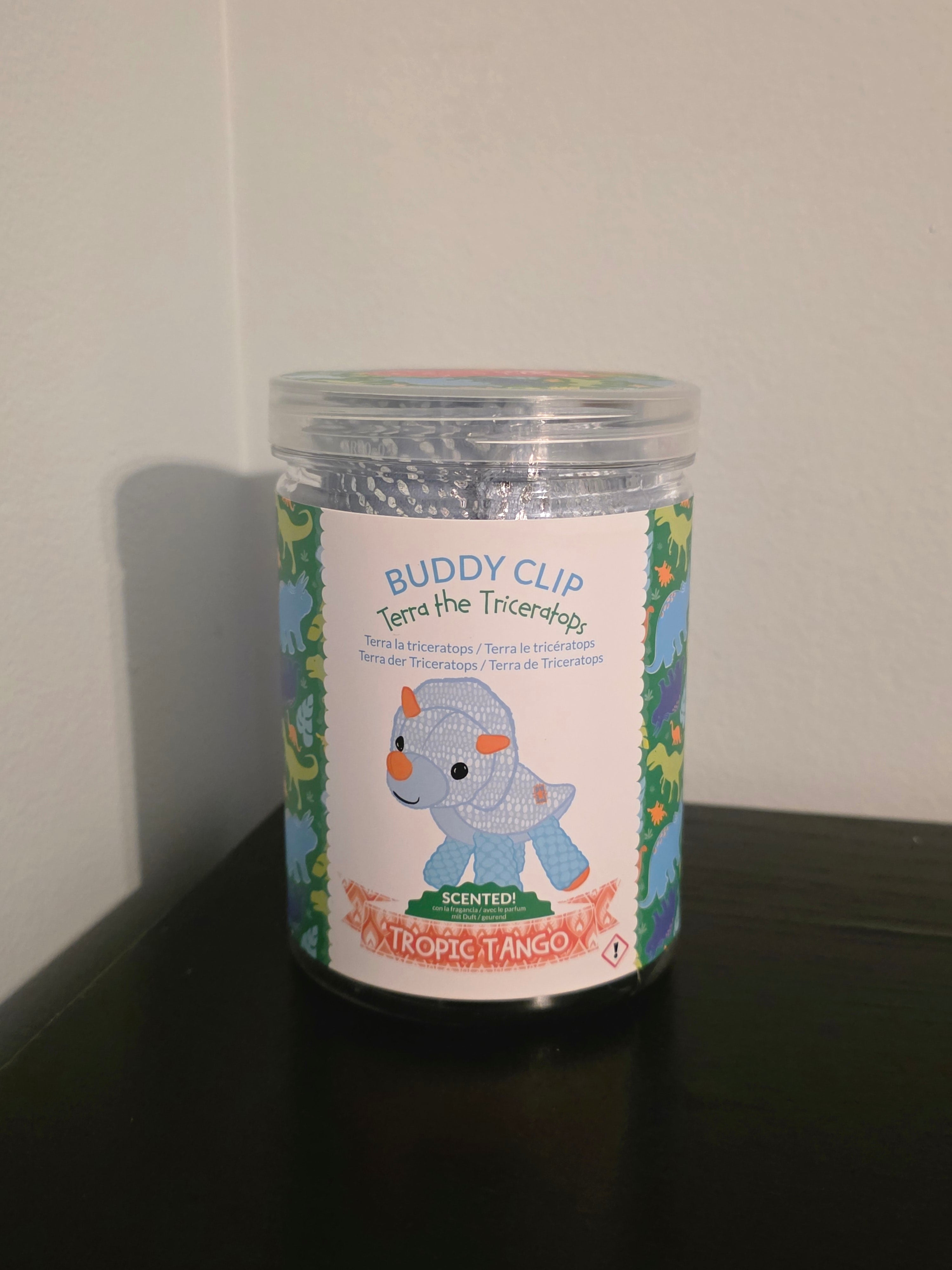 Scentsy Buddy Clip - Whispers of the Wild • Terra Triceratops Clip