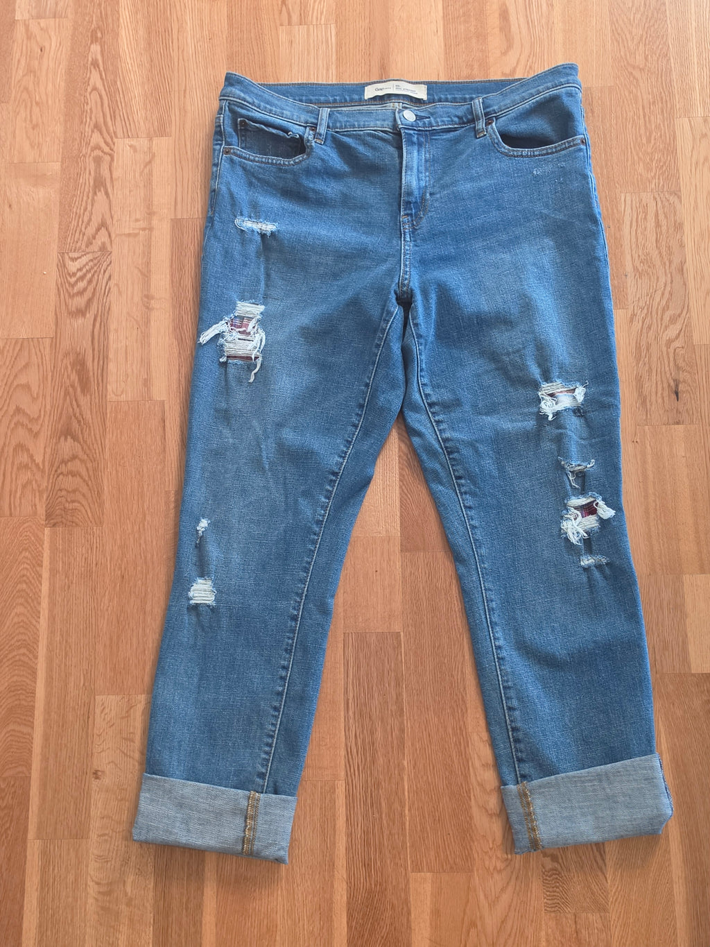 The Plaid Soul Boyfriend Jean