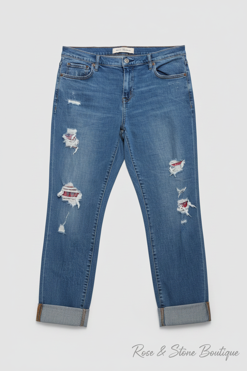 The Plaid Soul Boyfriend Jean