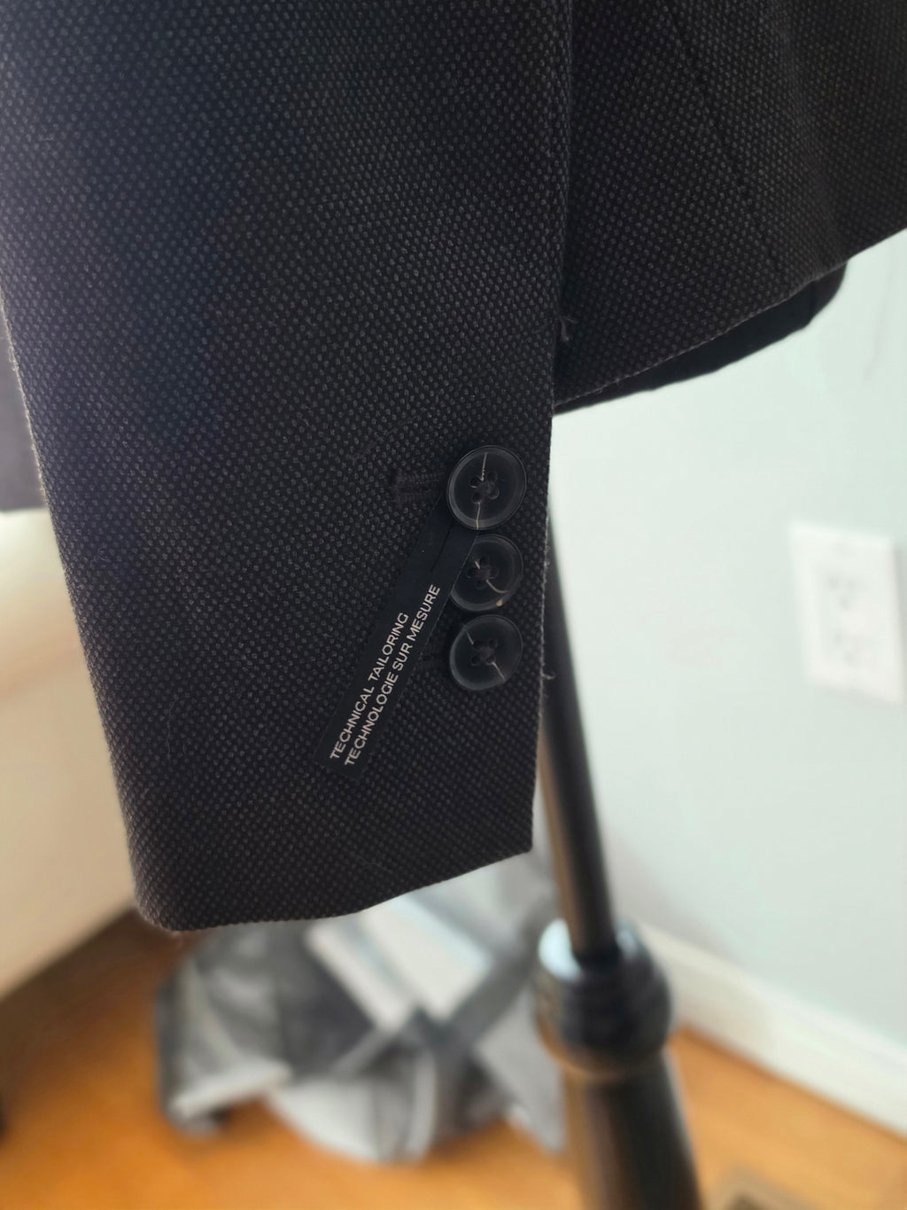 The Boardroom Noir Blazer — RW&Co. Technical Suiting | Size 0