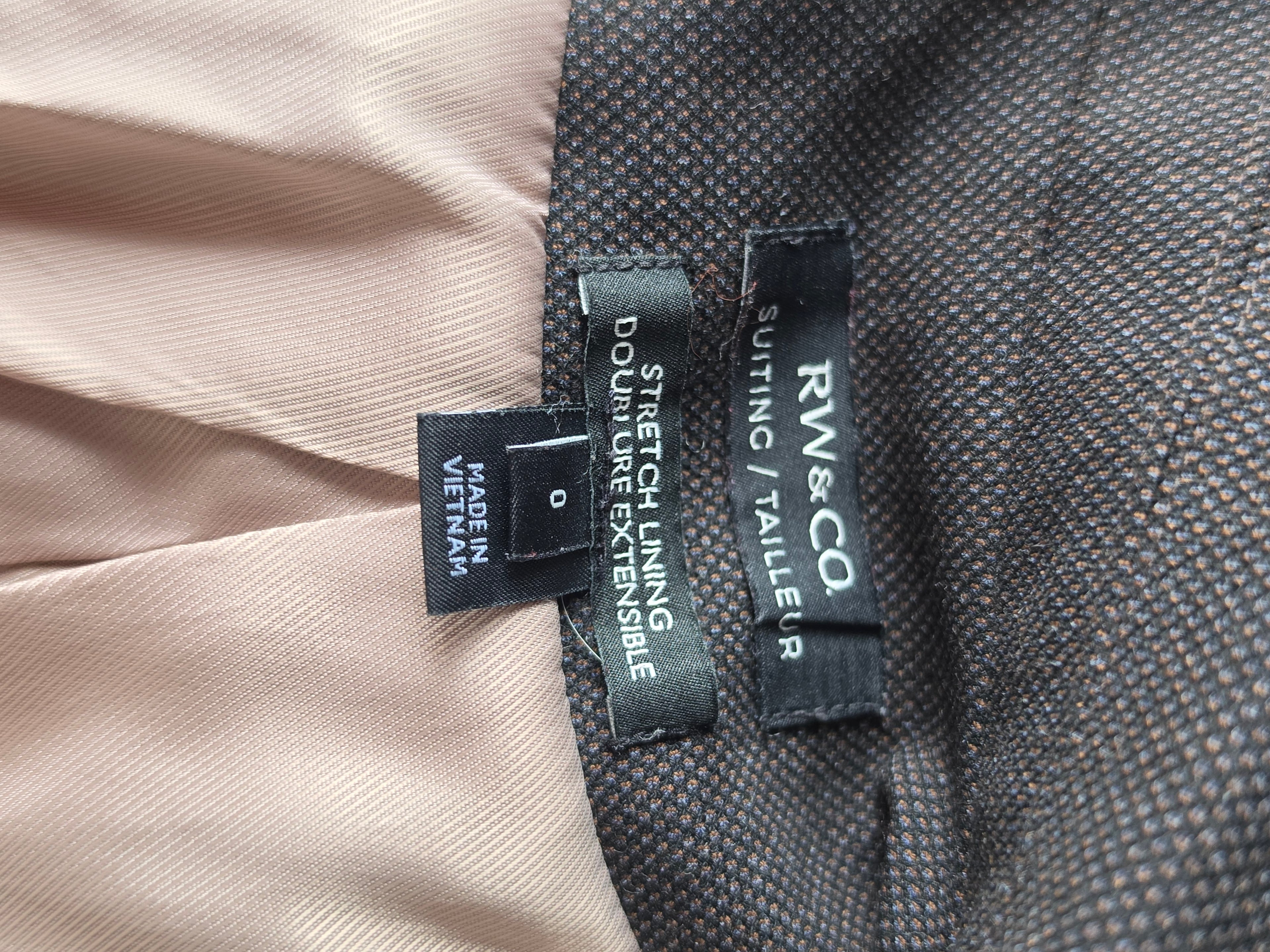 The Boardroom Noir Blazer — RW&Co. Technical Suiting | Size 0