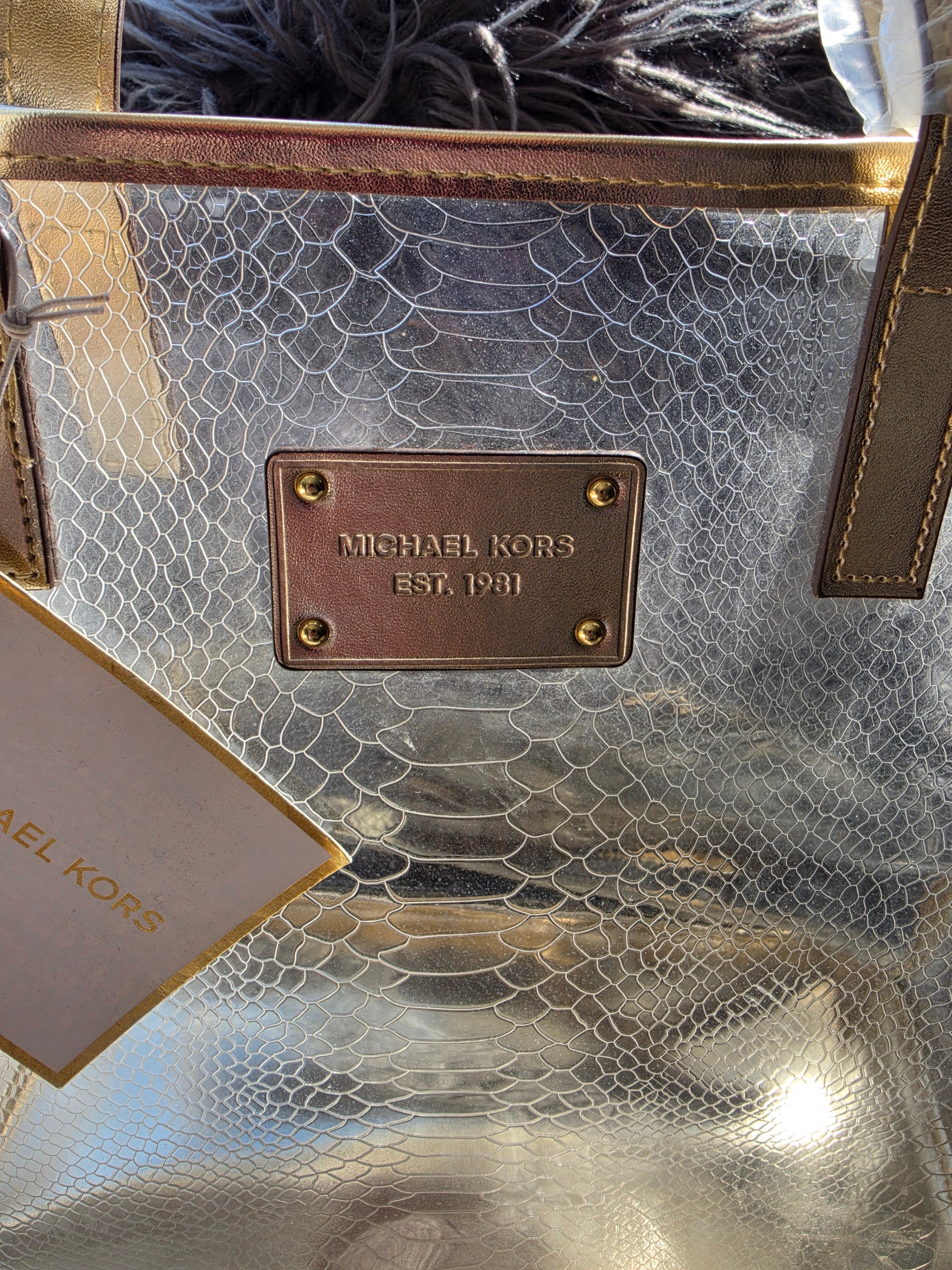 The Gold Standard — Michael Kors Clear PVC Tote