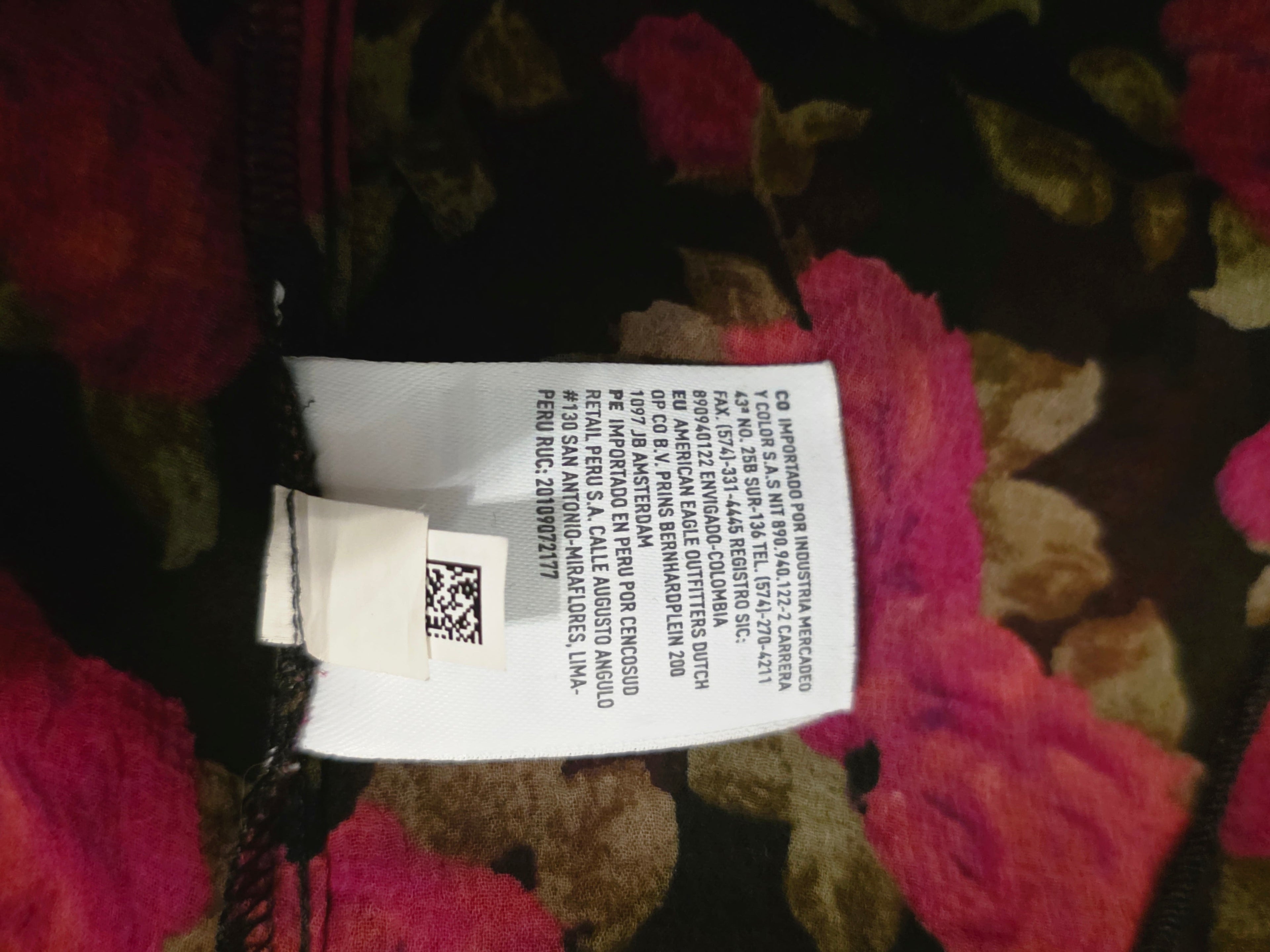 Fuchsia Garden Sheer Blouse