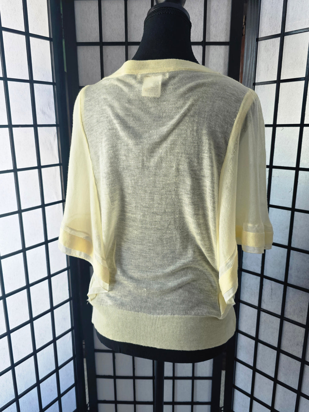 Ethereally Sheer Knit Cardigan