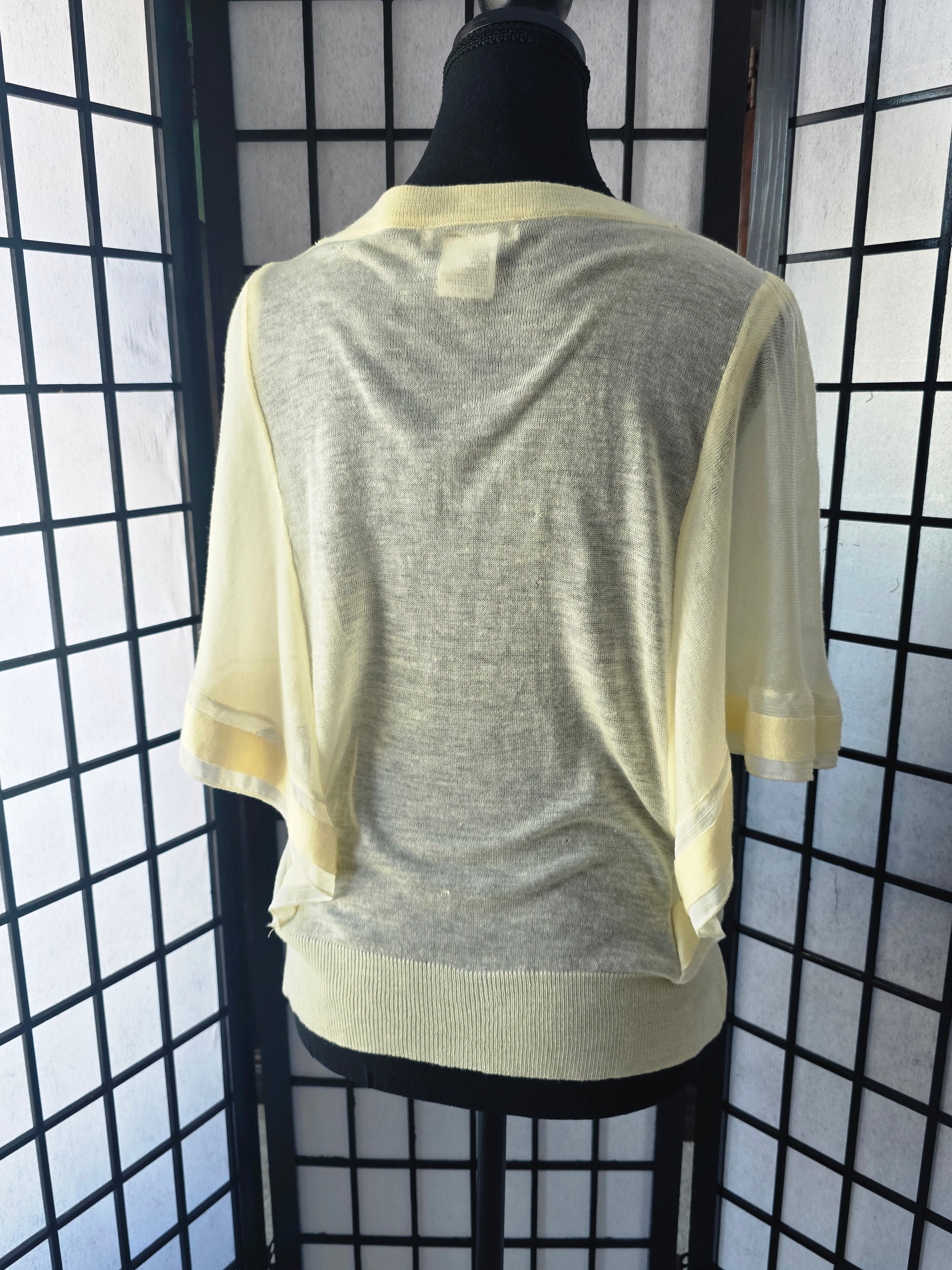 Ethereally Sheer Knit Cardigan