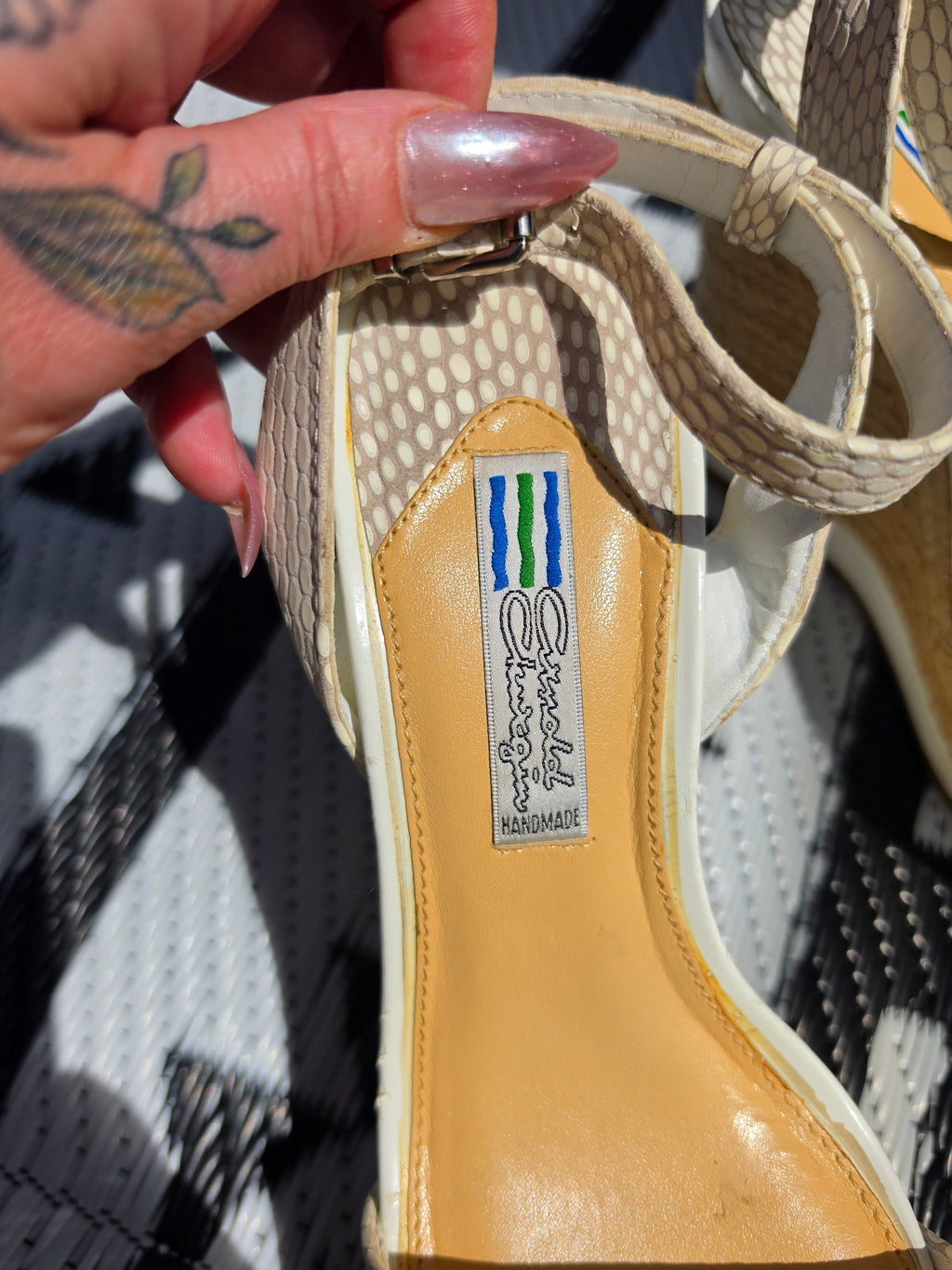 The Amalfi Afternoon — Ivory Handmade Espadrille Wedge