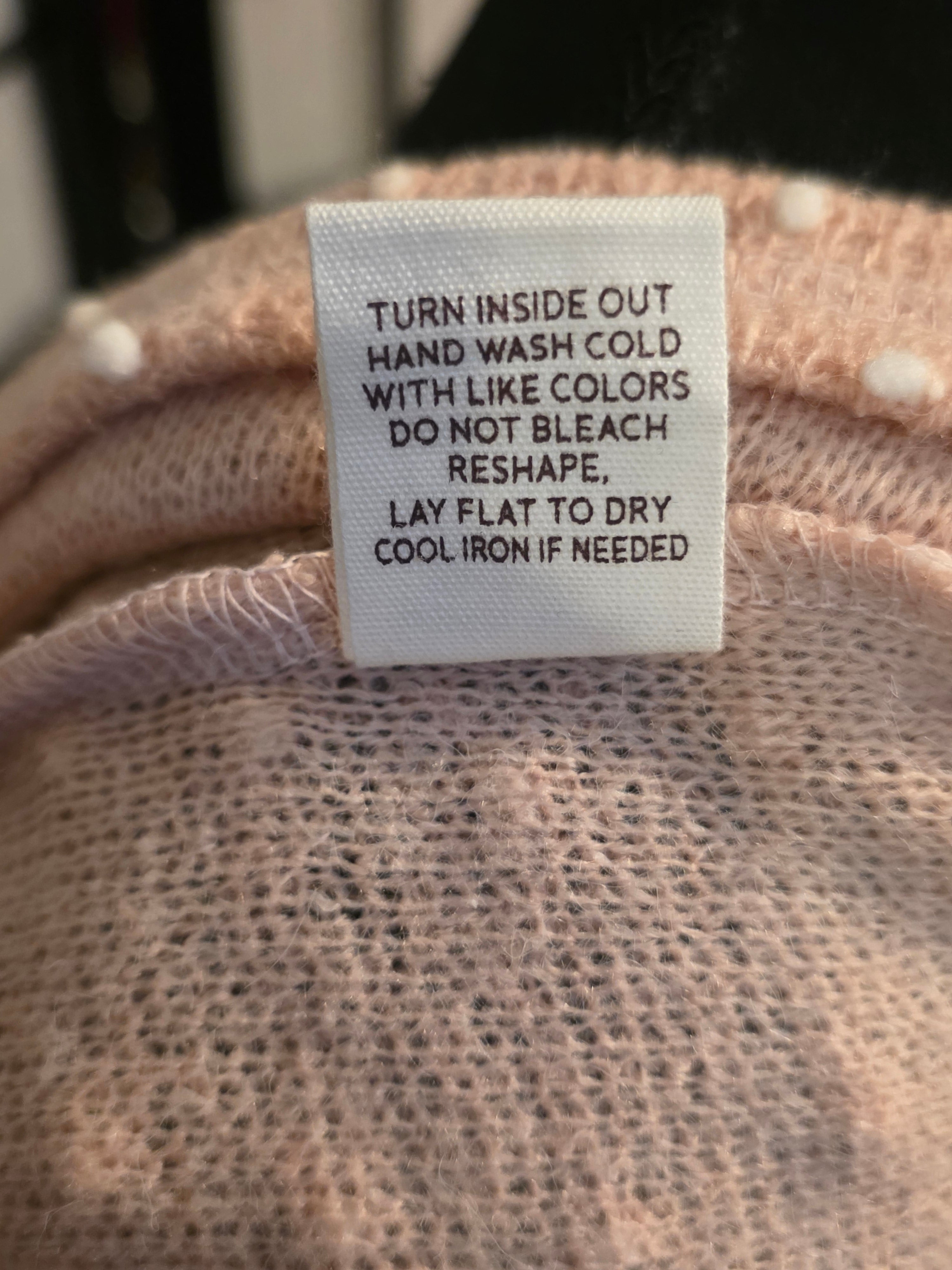 Whispered Blush Pearl-Kissed Knit