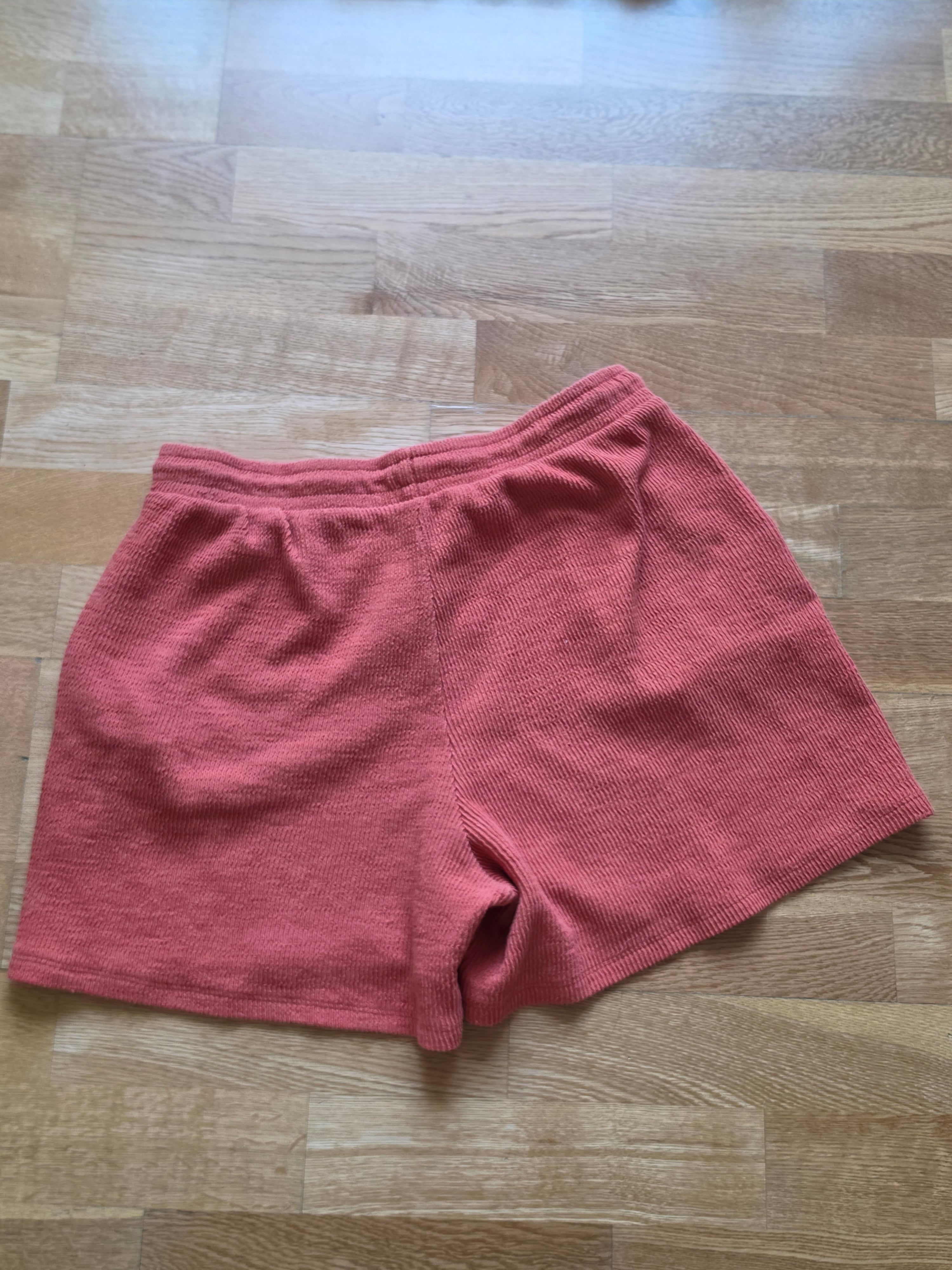 The Tassel & Terracotta Short — Joe Fresh Textured Knit in Coral Rose