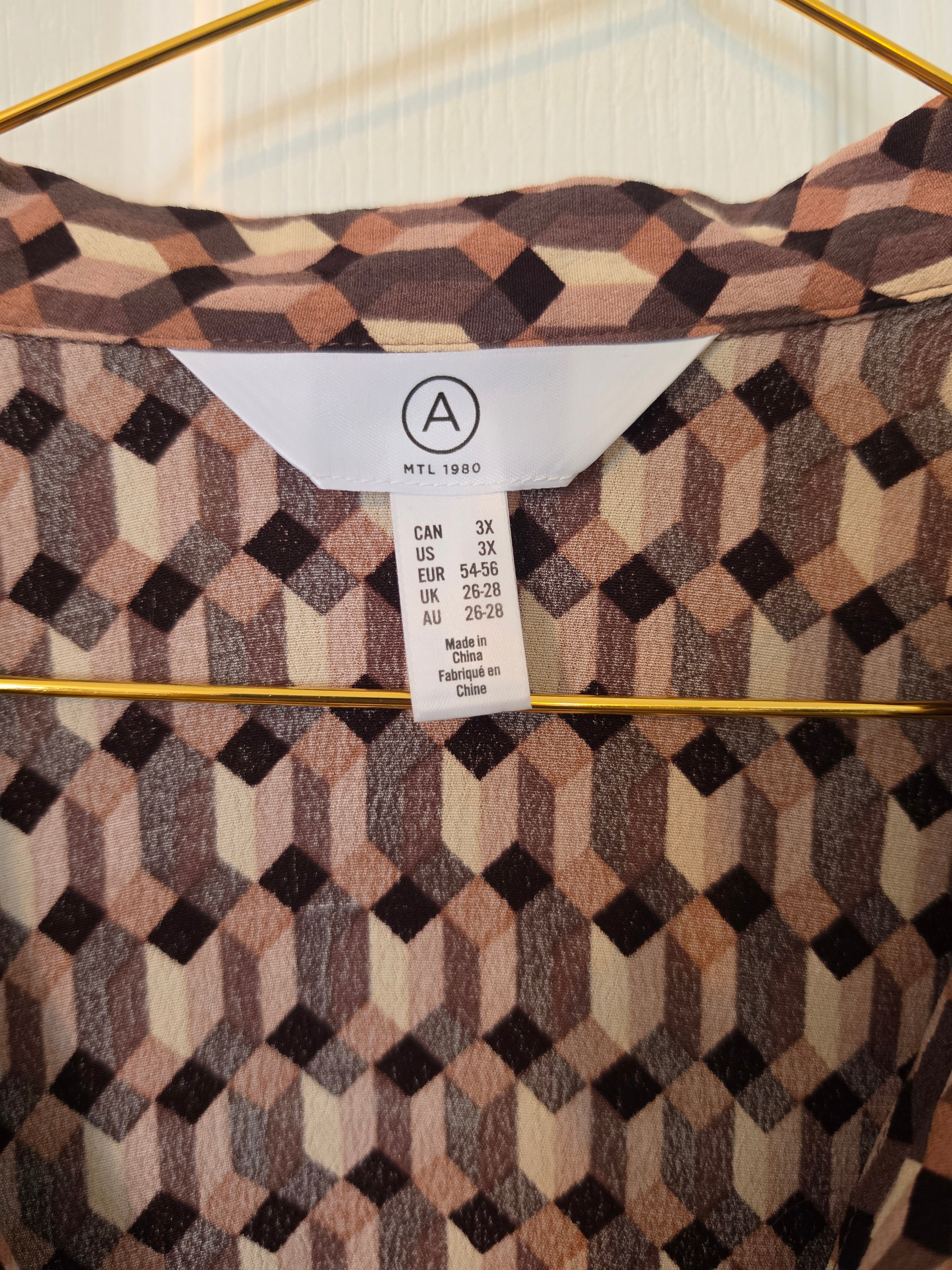 Geometric Reverie Blouse