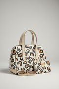 Wild at Heart — Fossil Leopard Print Mini Satchel & Wallet Set