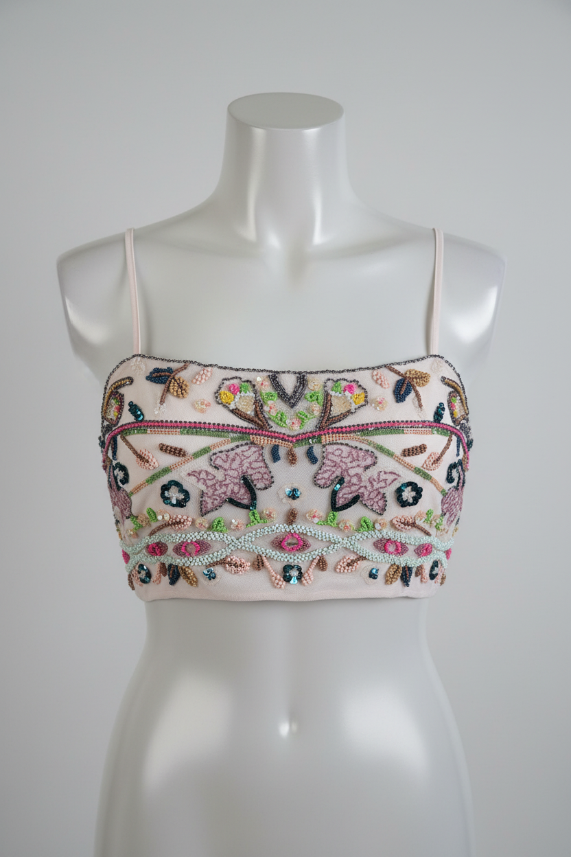 Beaded Garden Cami — Zara