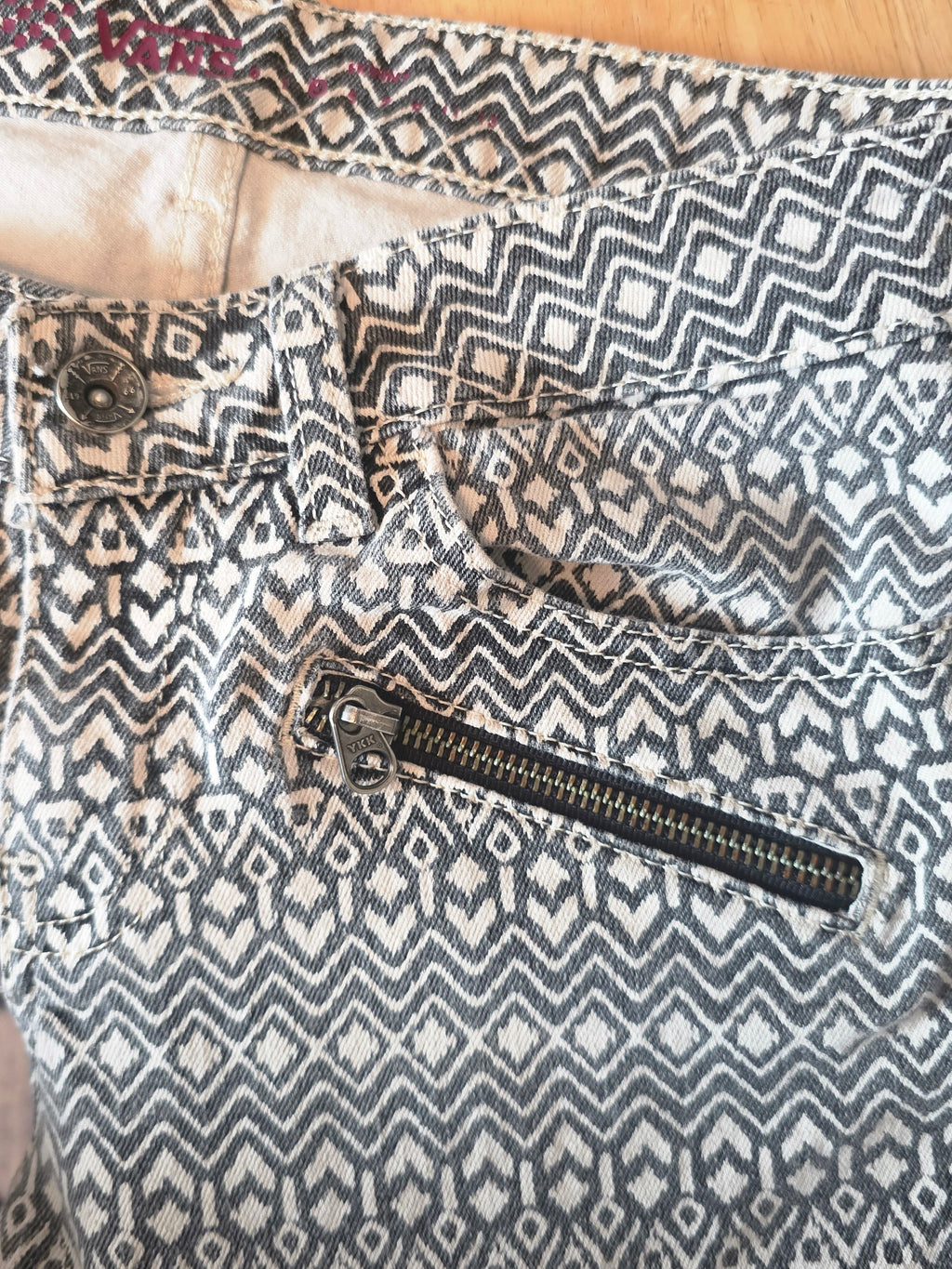 Artfully Woven Geometric Trousers