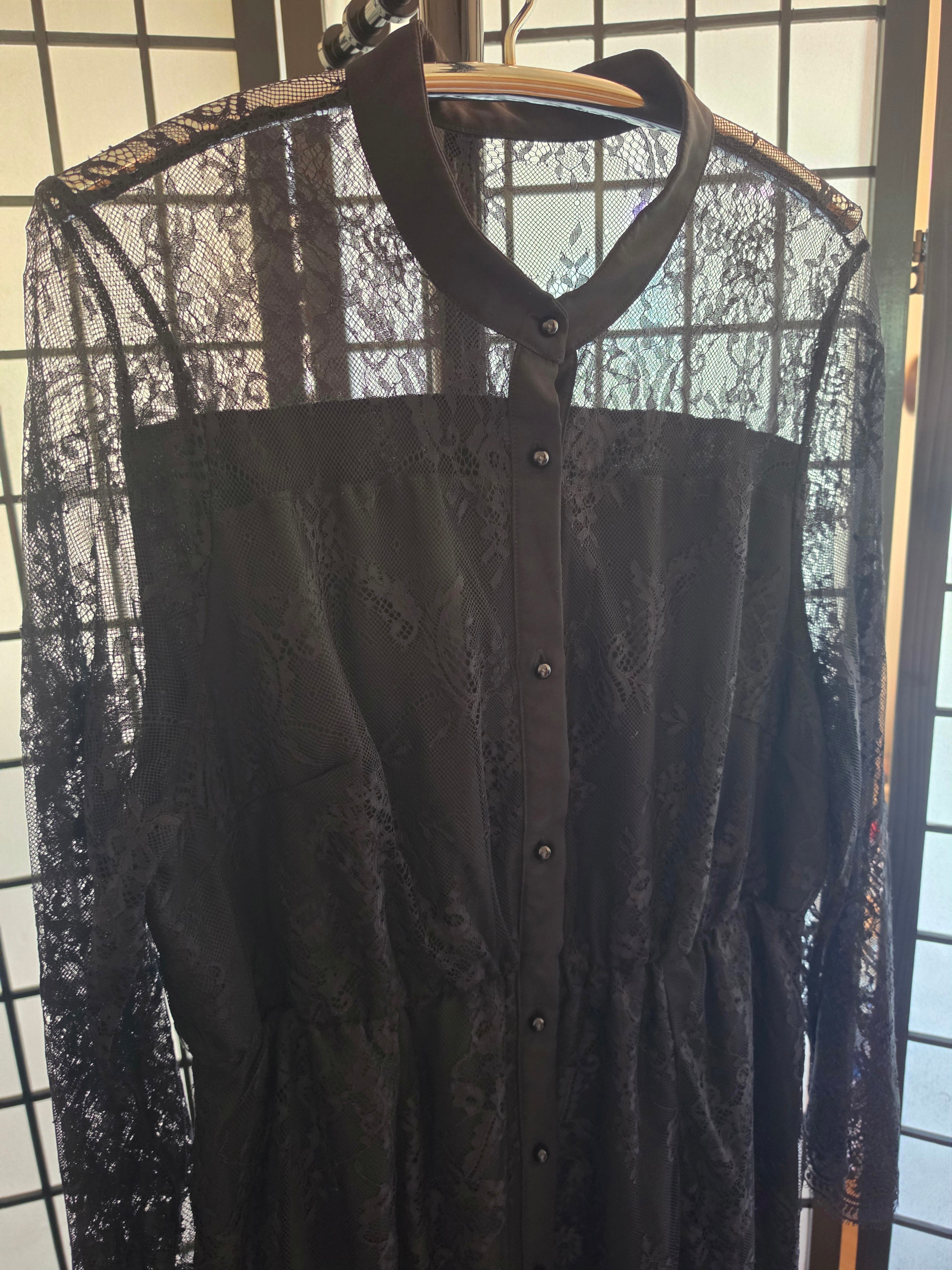 Midnight Reverie Lace Maxi Dress