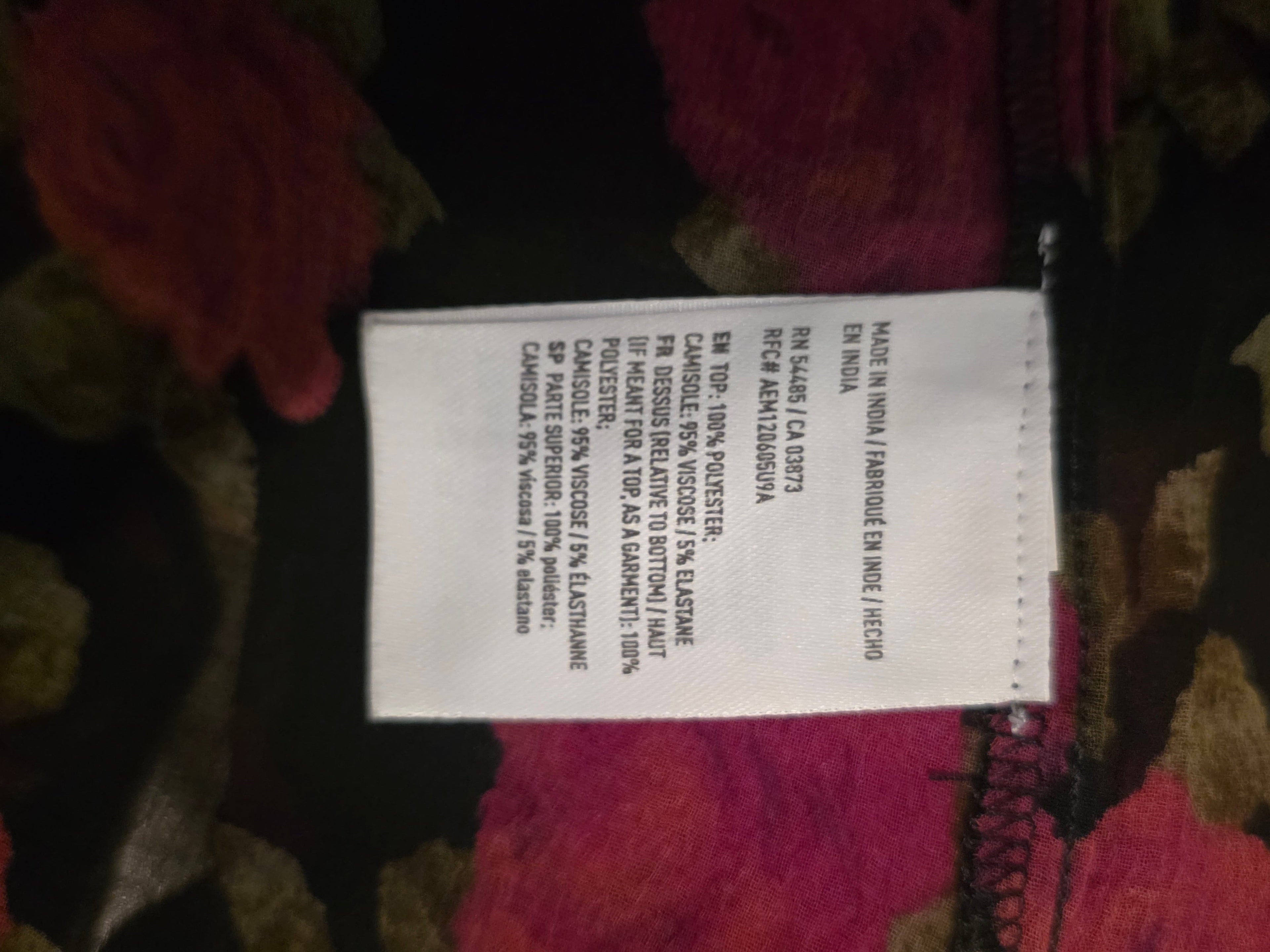 Fuchsia Garden Sheer Blouse