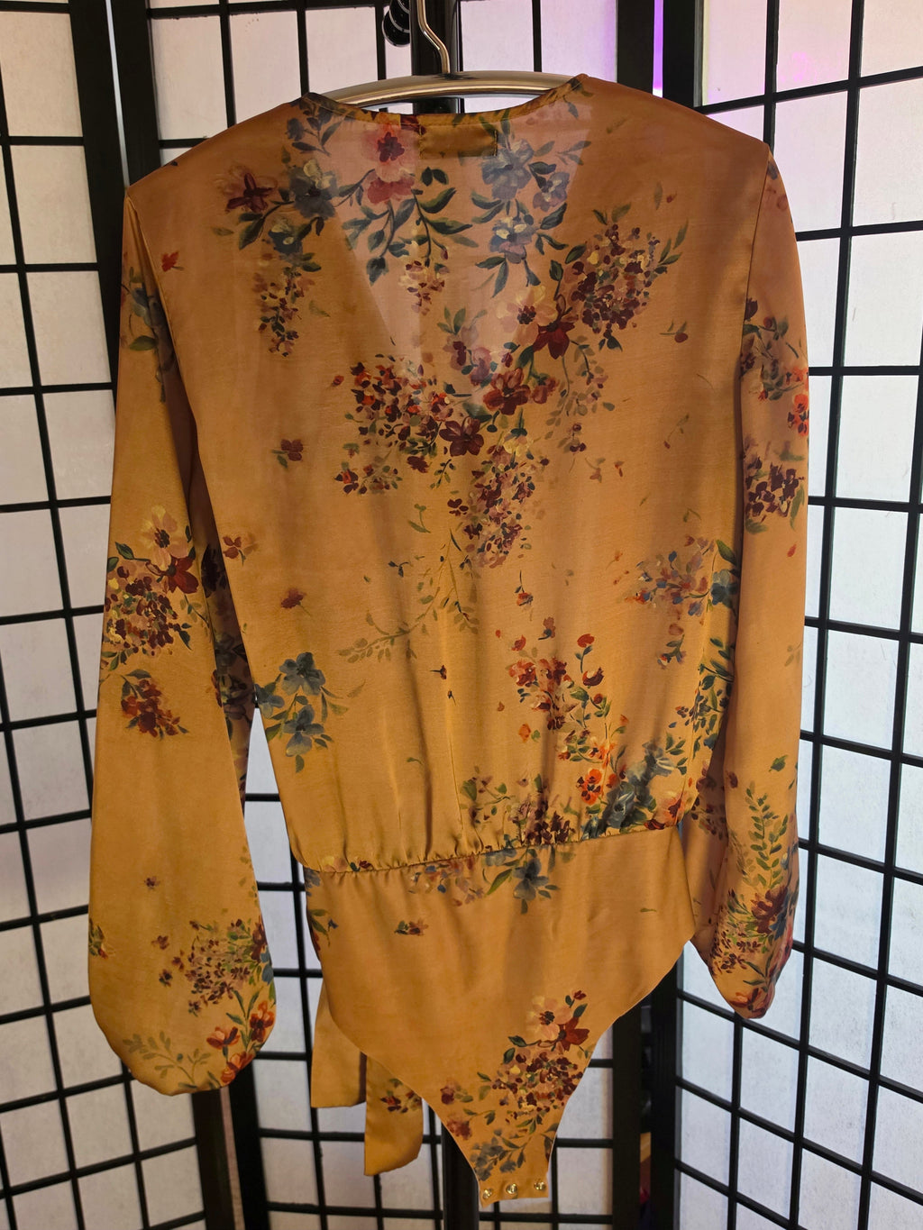 Gilded Garden Floral Bodysuit
