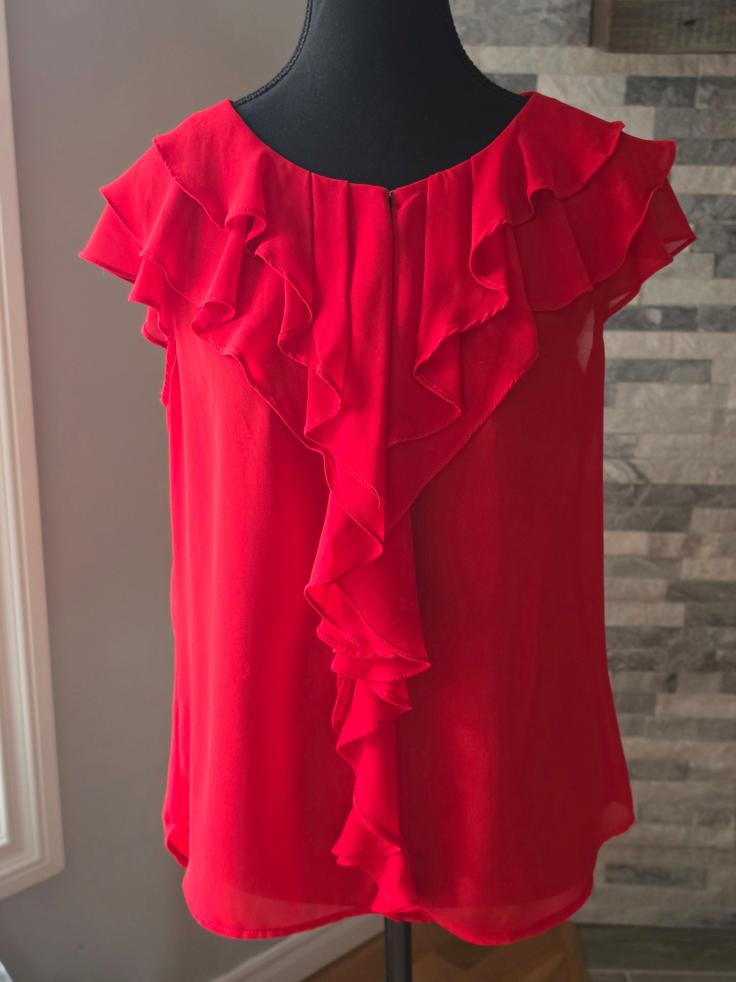 Scarlet Flutter Blouse