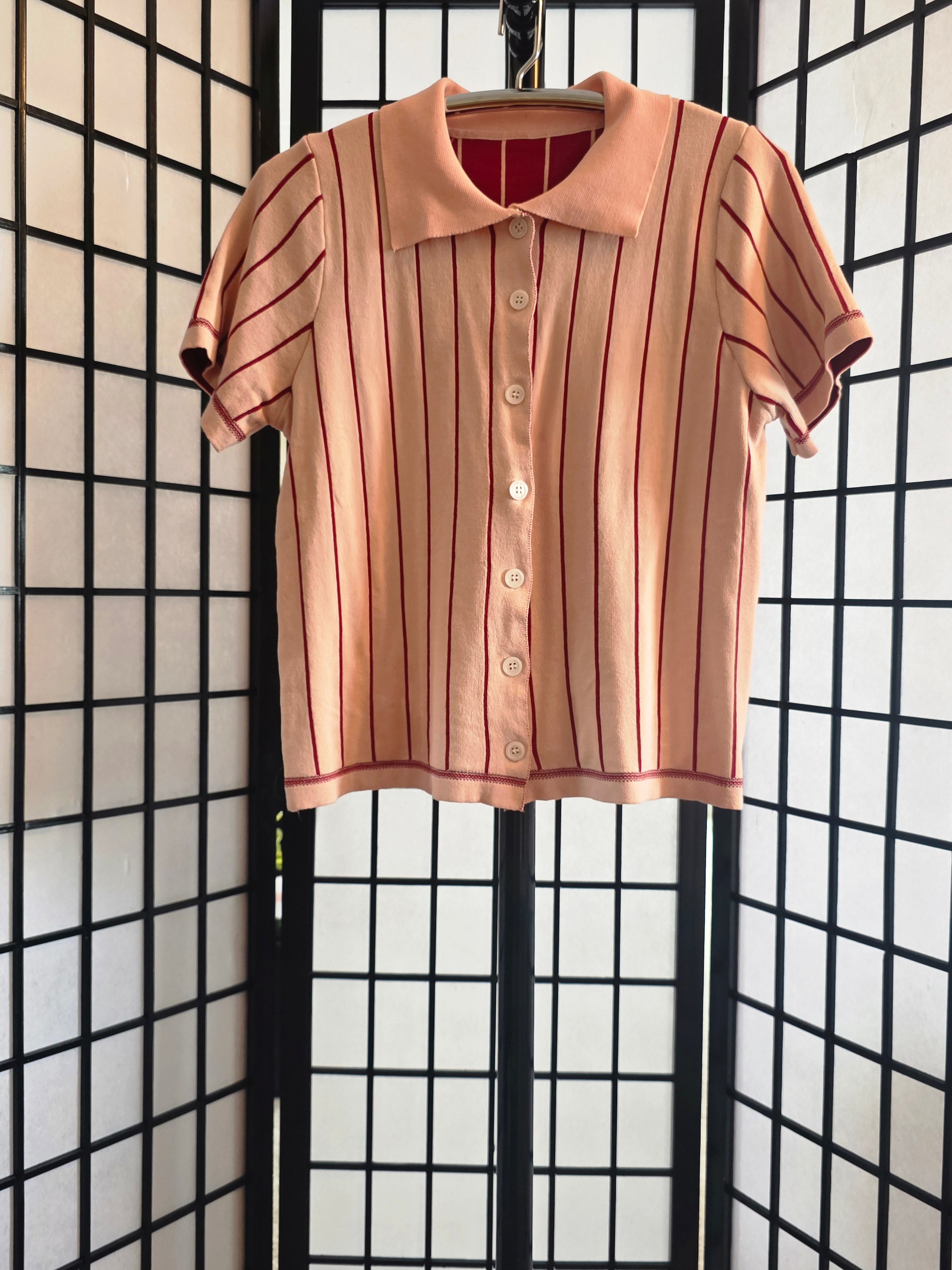Rosewood Reverie Polo Sweater