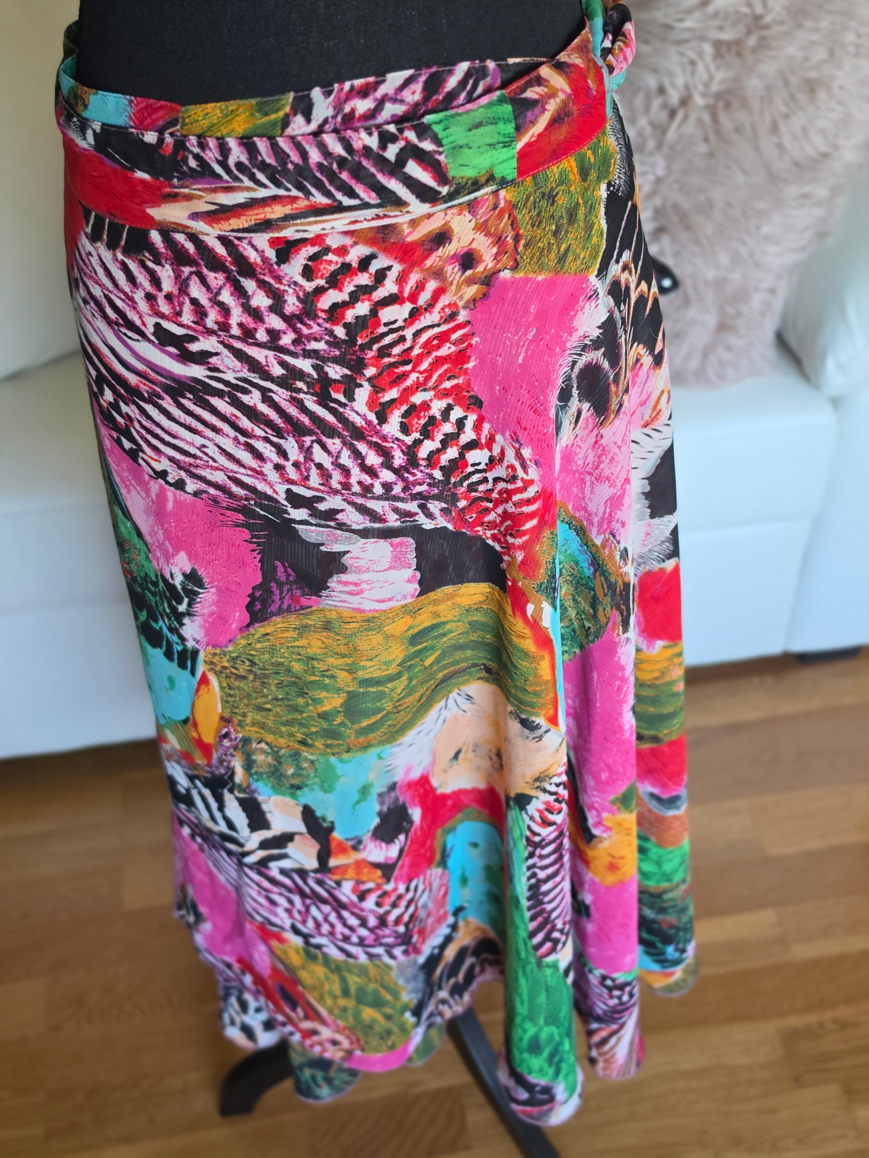 Wild at Heart Wrap Midi Skirt — One Size