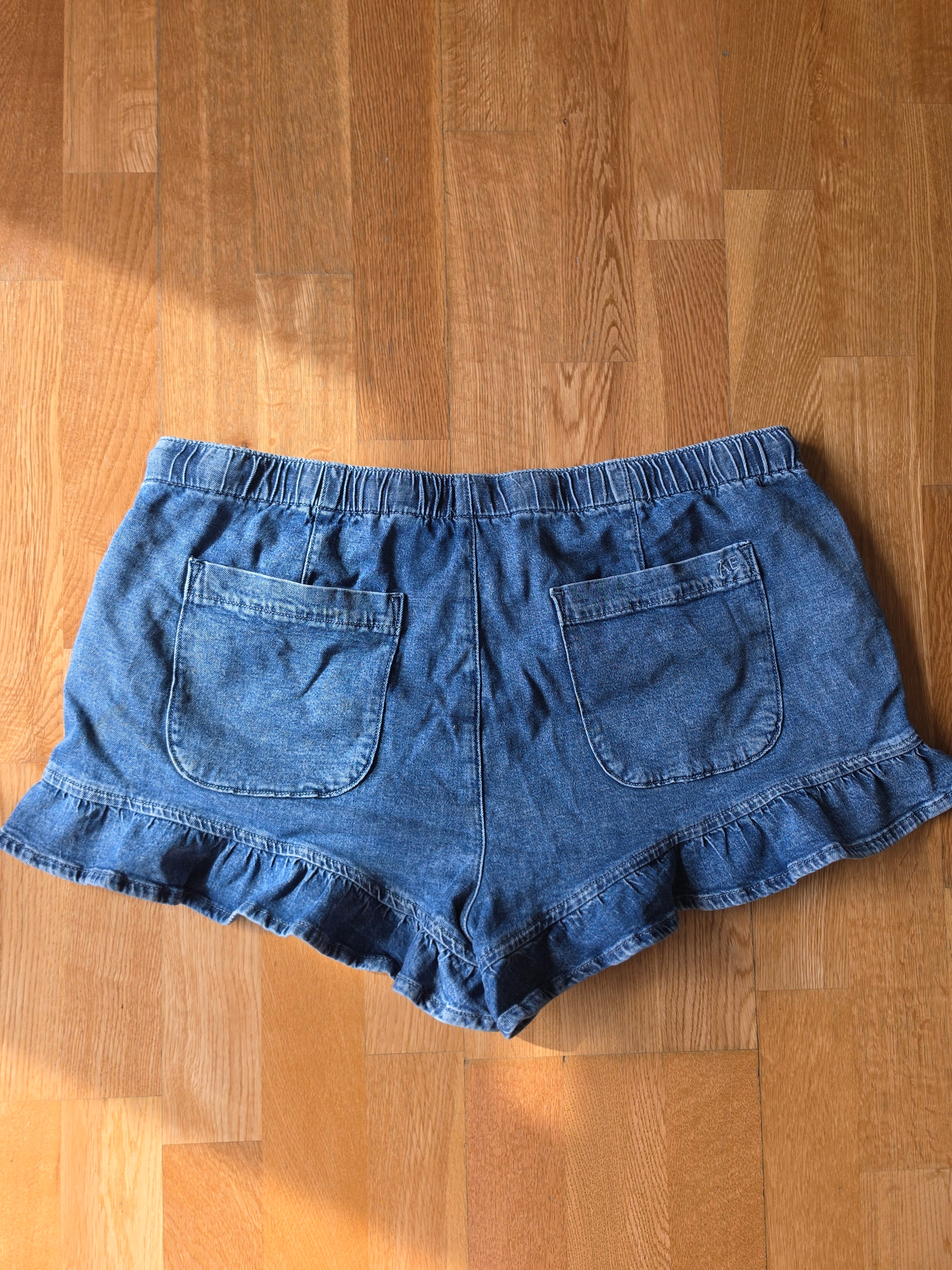 The Sweet Escape Ruffle Denim Short