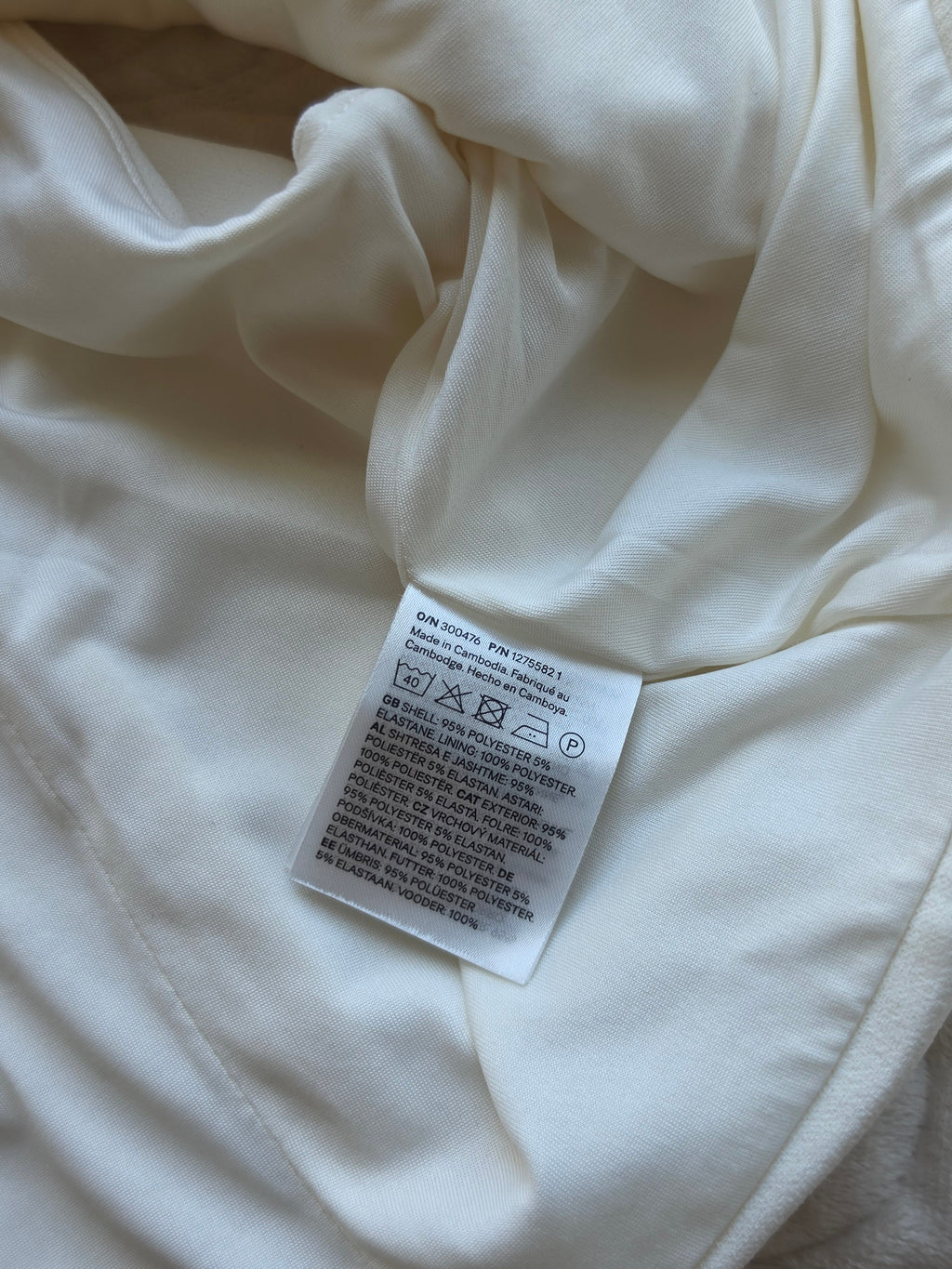 The Ivory Button Cami
