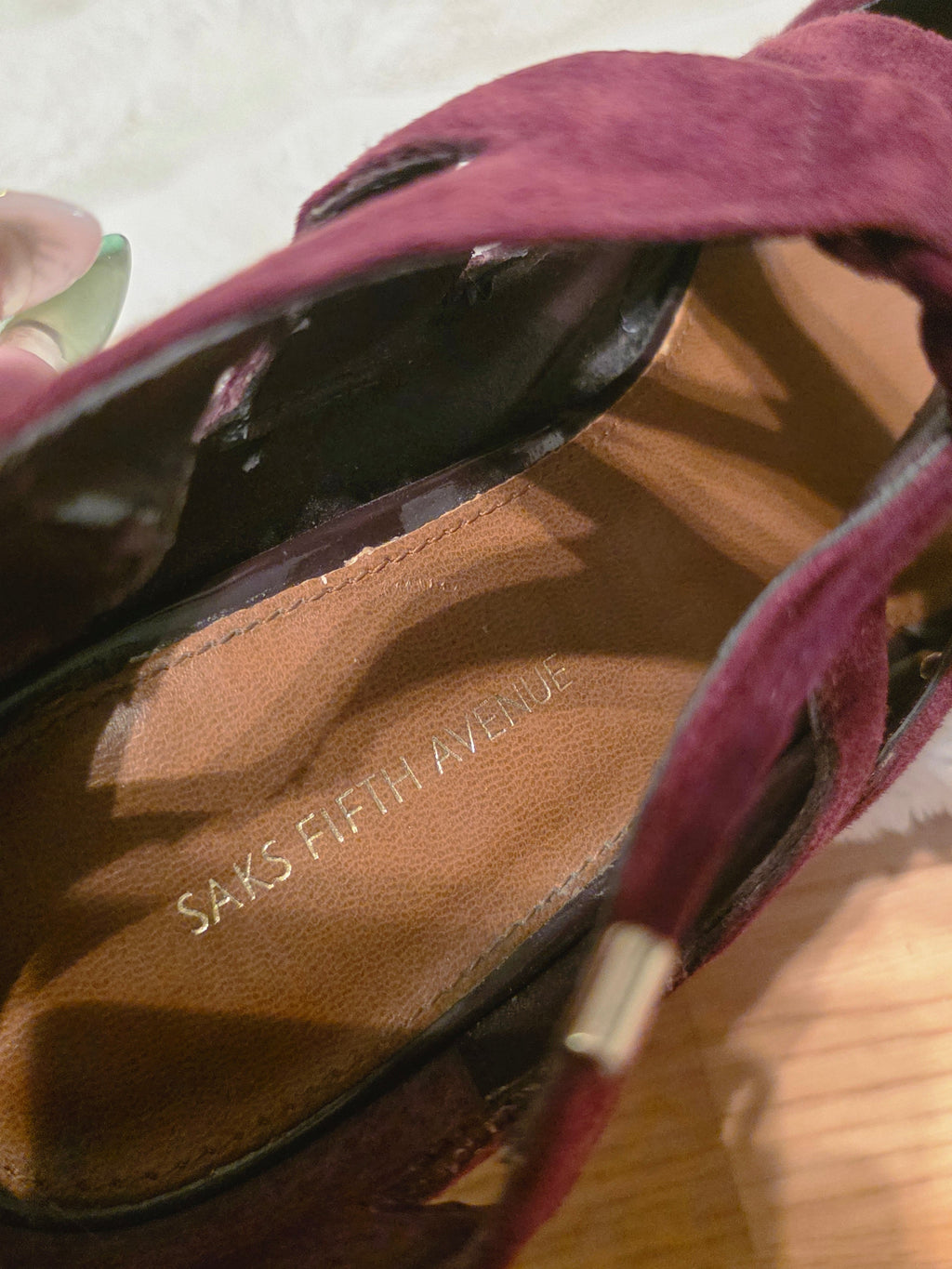 Bordeaux Lace-Up Heels