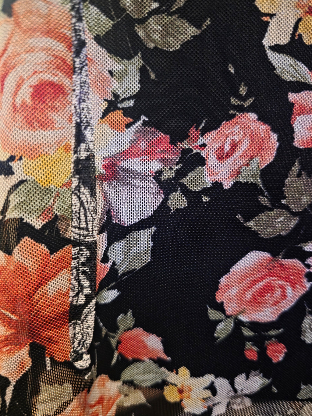 Noir Garden Mesh Tunic