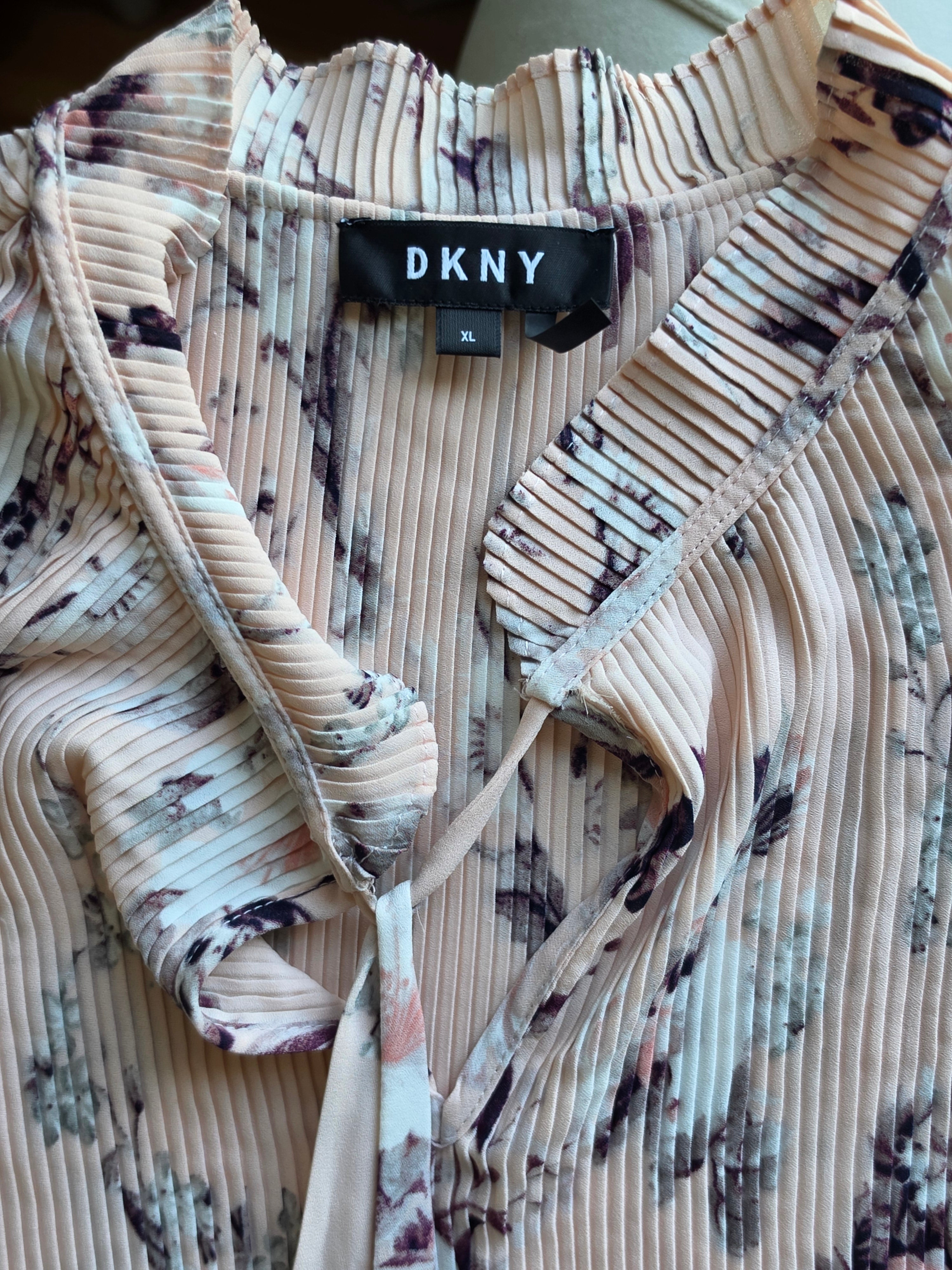 The Pleated Petal Blouse — DKNY