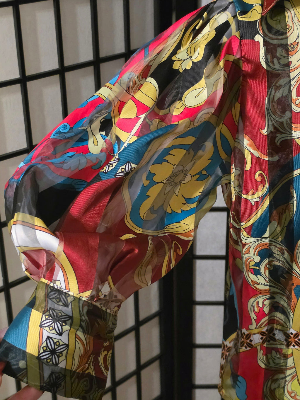 Baroque Medallion Blouse – CQ by CQ