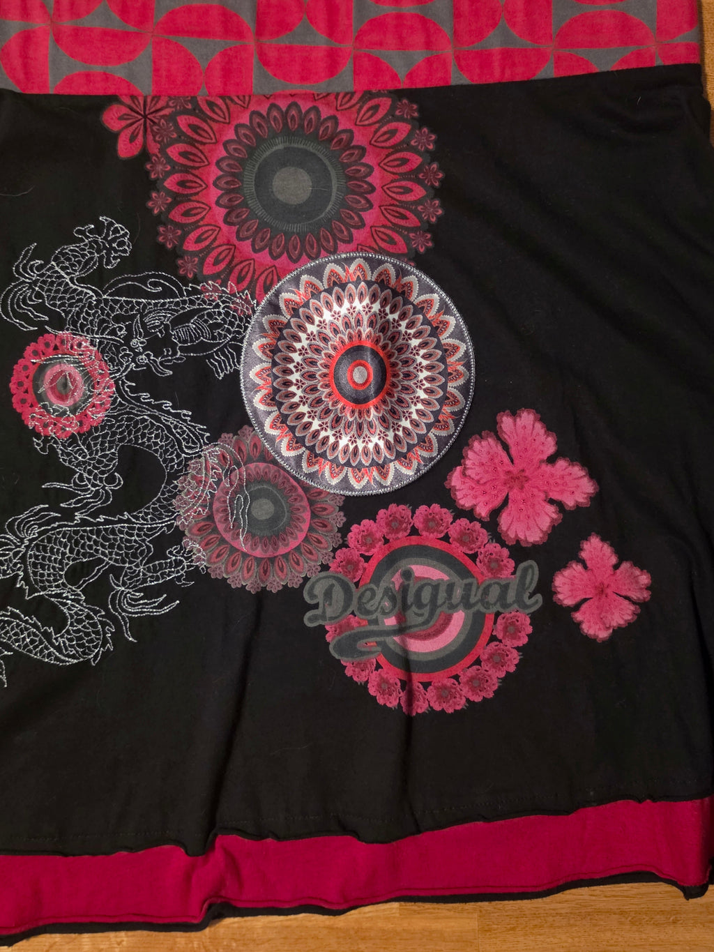Dragon & Bloom — Desigual Mandala Skirt