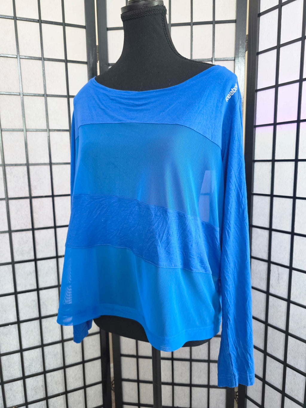 Effortlessly Bold Cobalt Athletic Top