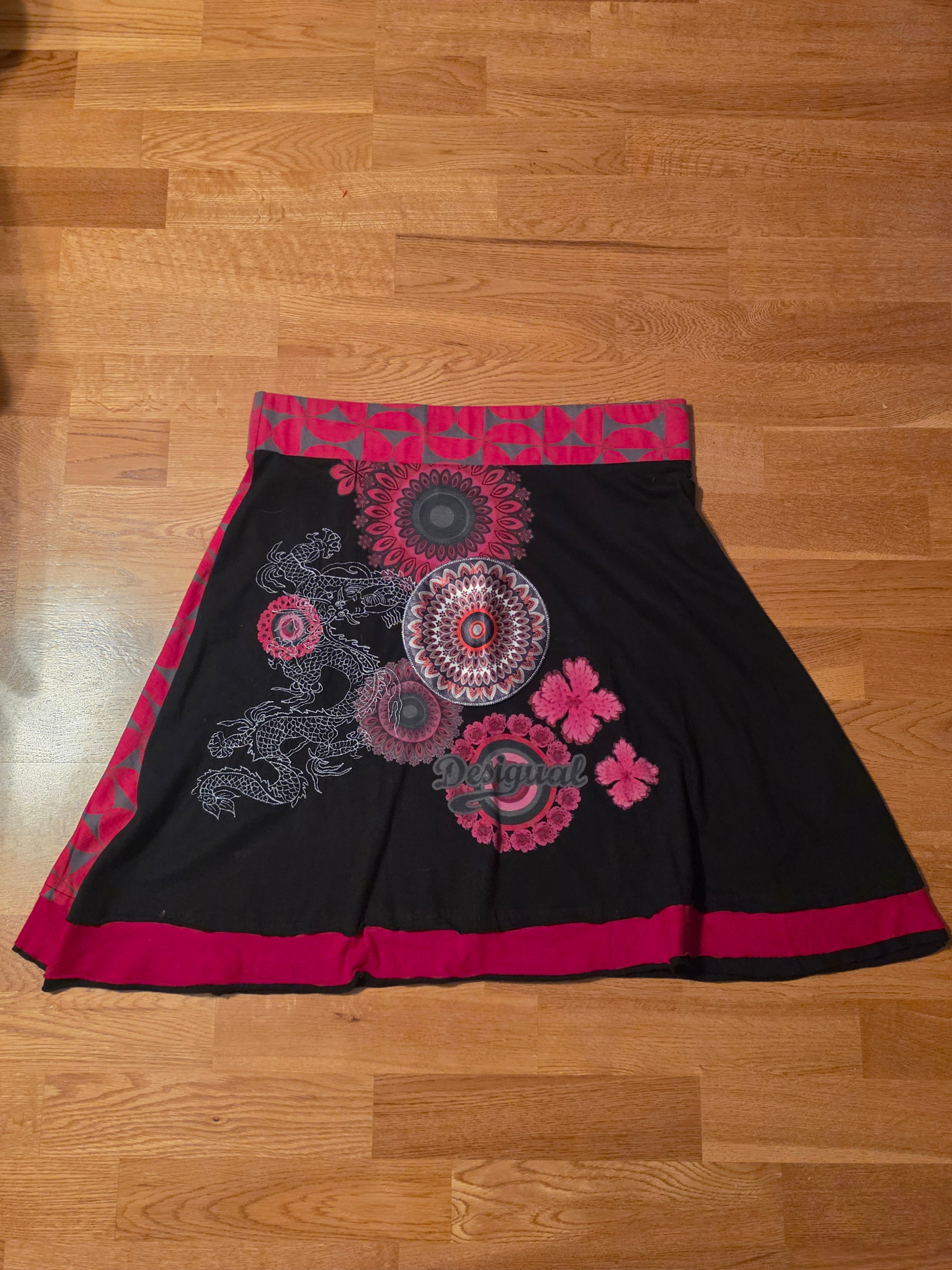 Dragon & Bloom — Desigual Mandala Skirt