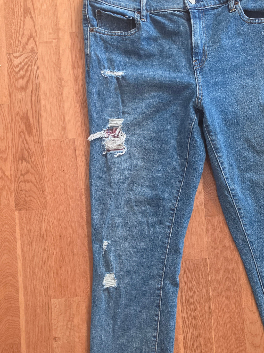 The Plaid Soul Boyfriend Jean