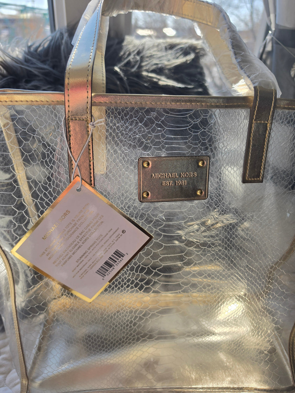 The Gold Standard — Michael Kors Clear PVC Tote