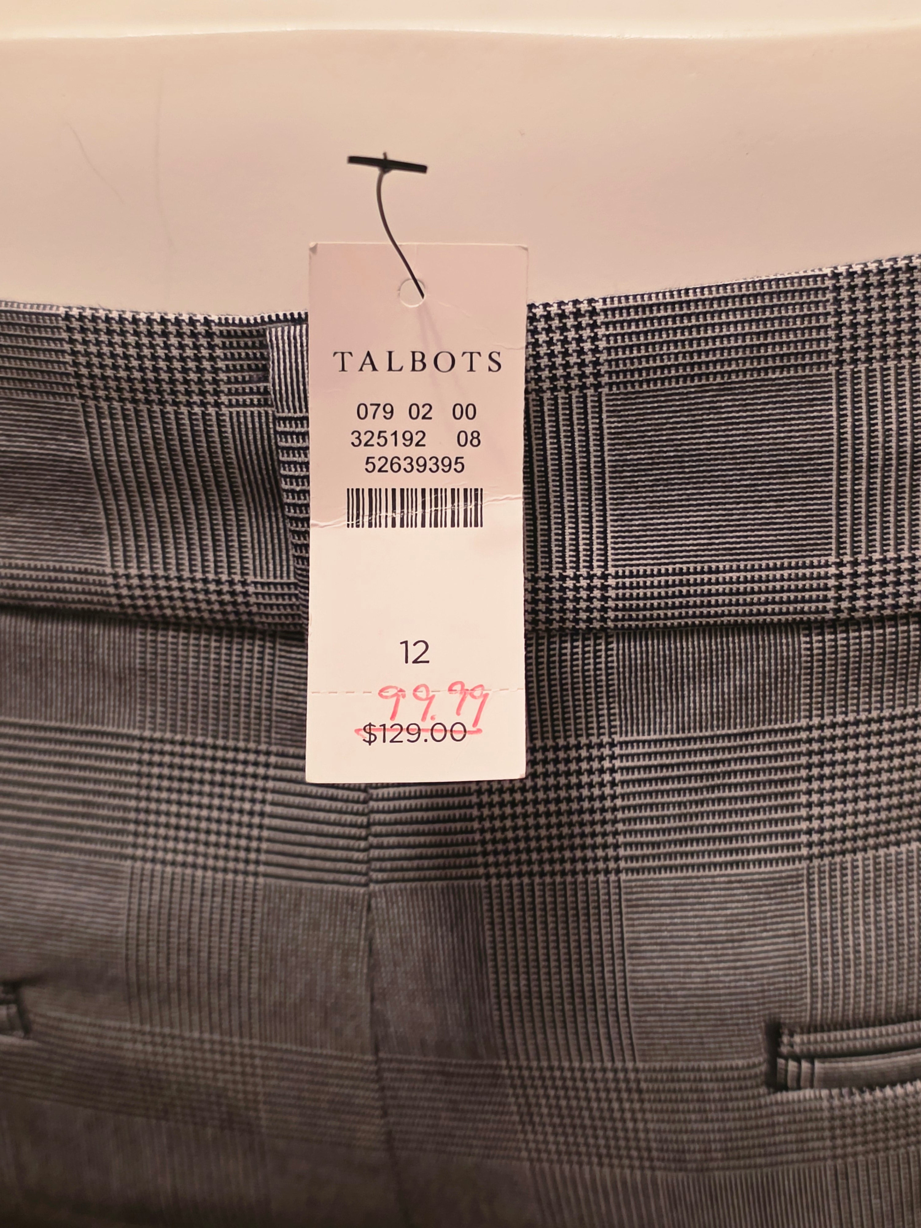 Elegantly Tailored Glen Plaid Trousers