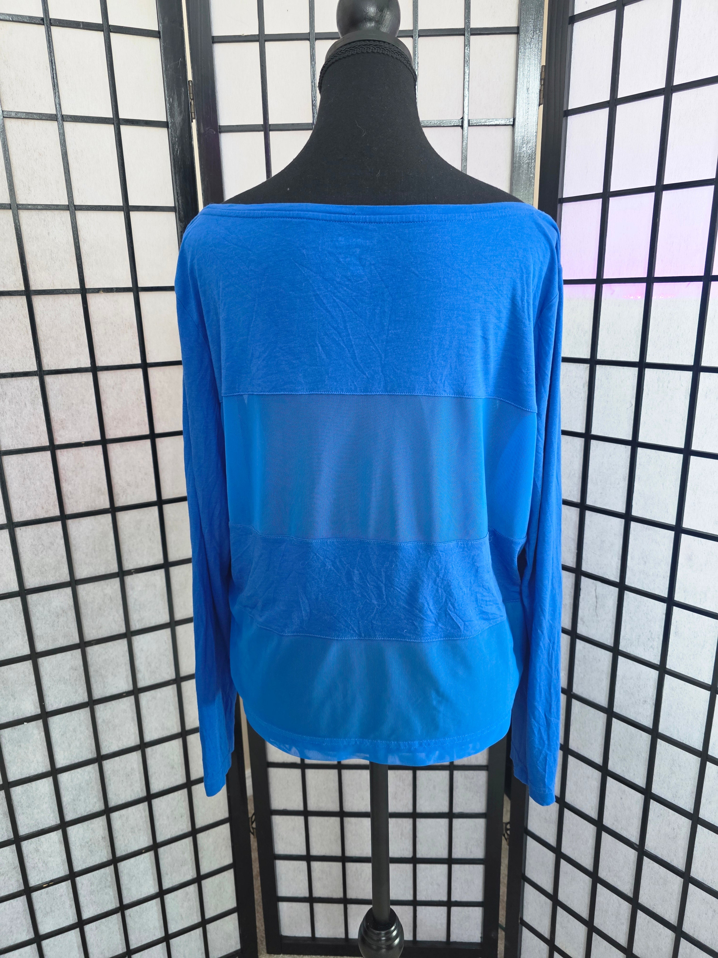 Effortlessly Bold Cobalt Athletic Top