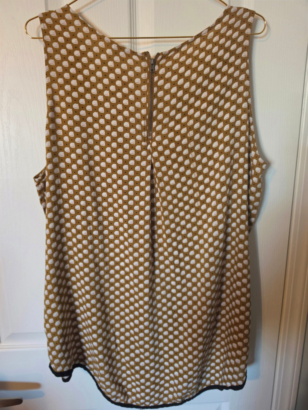 Golden Mosaic Sleeveless Top