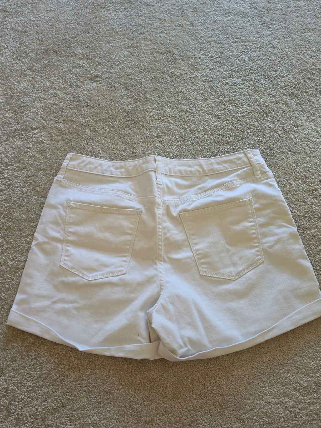 Blank Canvas — Universal Thread White Distressed Denim Shorts